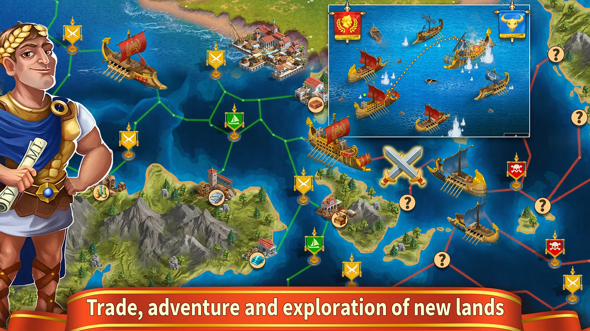 Rise of the Roman Empire v2.9.16 APK Мод (Много денег) Screenshot 4