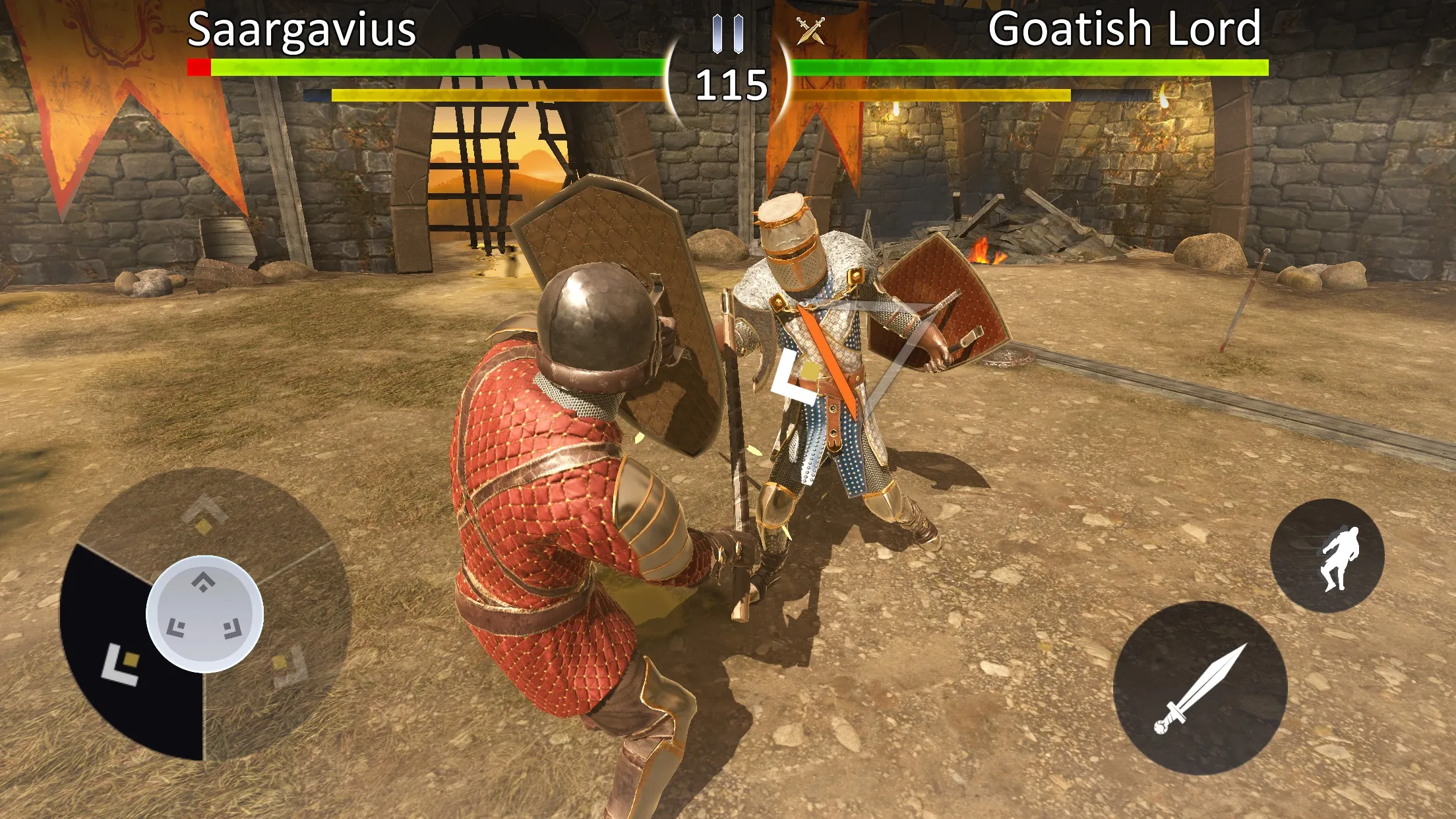 Knights Fight 2: честь и слава [мод: меню] Screenshot 4