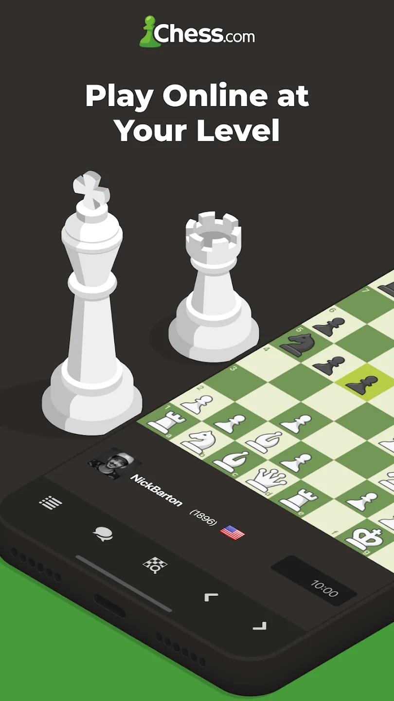Шахматы · Играйте и учитесь v4.9.40 APK Мод (Всё открыто, Premium) Screenshot 1 Шахматы · Играйте и учитесь v4.9.40 APK Мод (Всё открыто, Premium) Screenshot 1