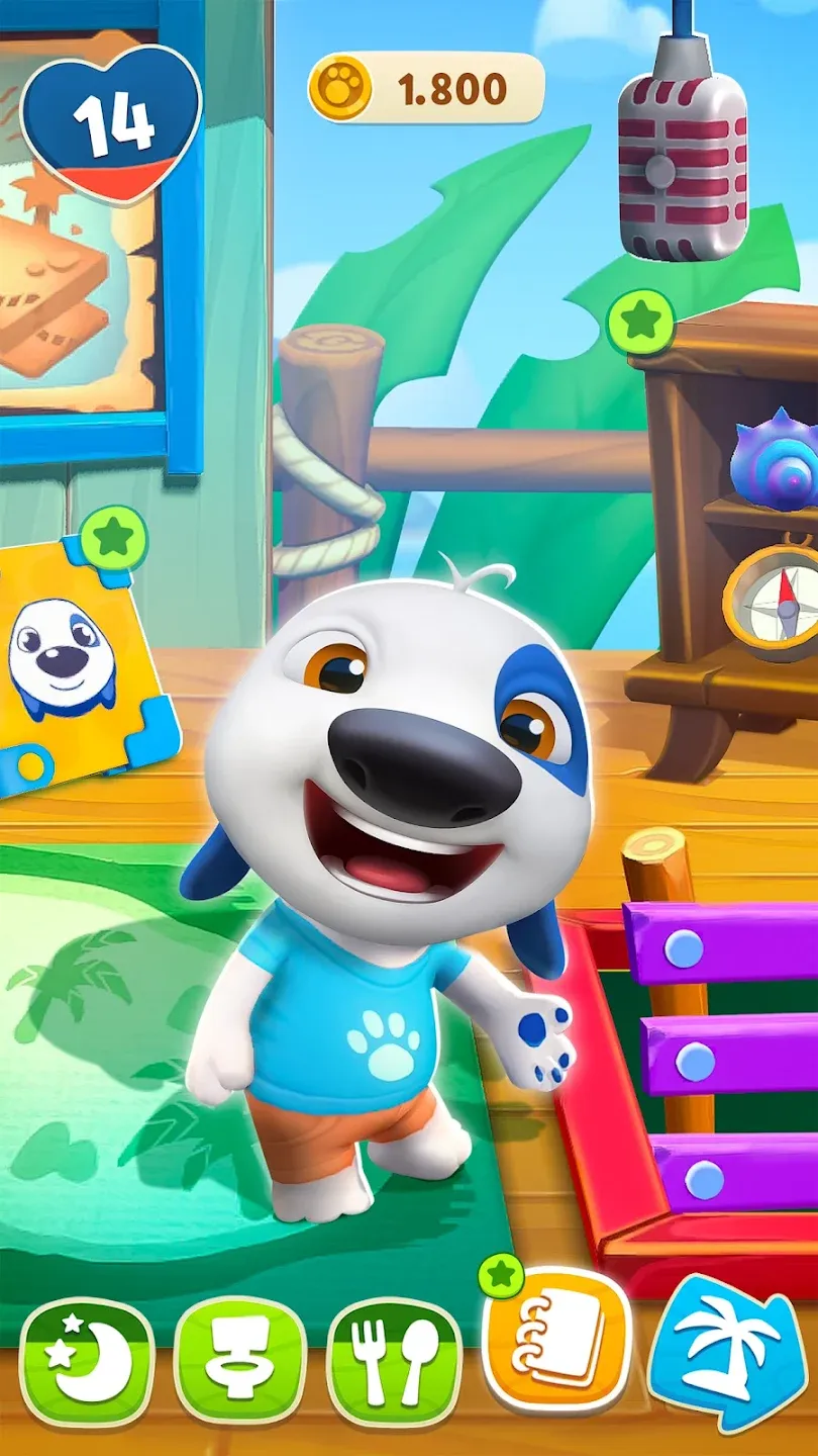 Мой Говорящий Хэнк v26.2.0.48082 APK Мод (Много денег) Screenshot 1