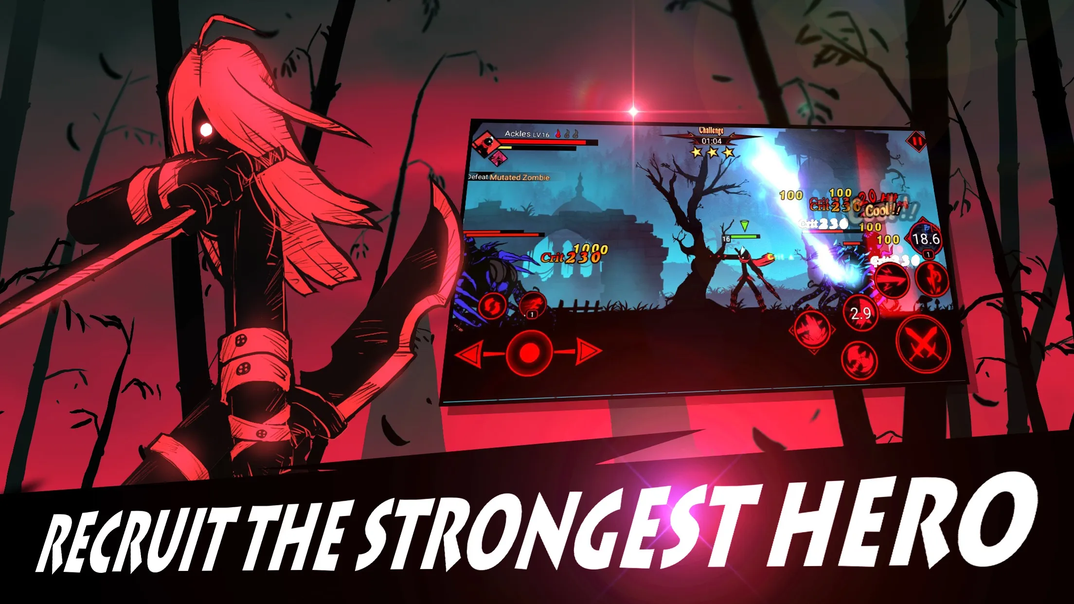 League of Stickman 2 Premium [мод: скиллы без кулдауна] Screenshot 3