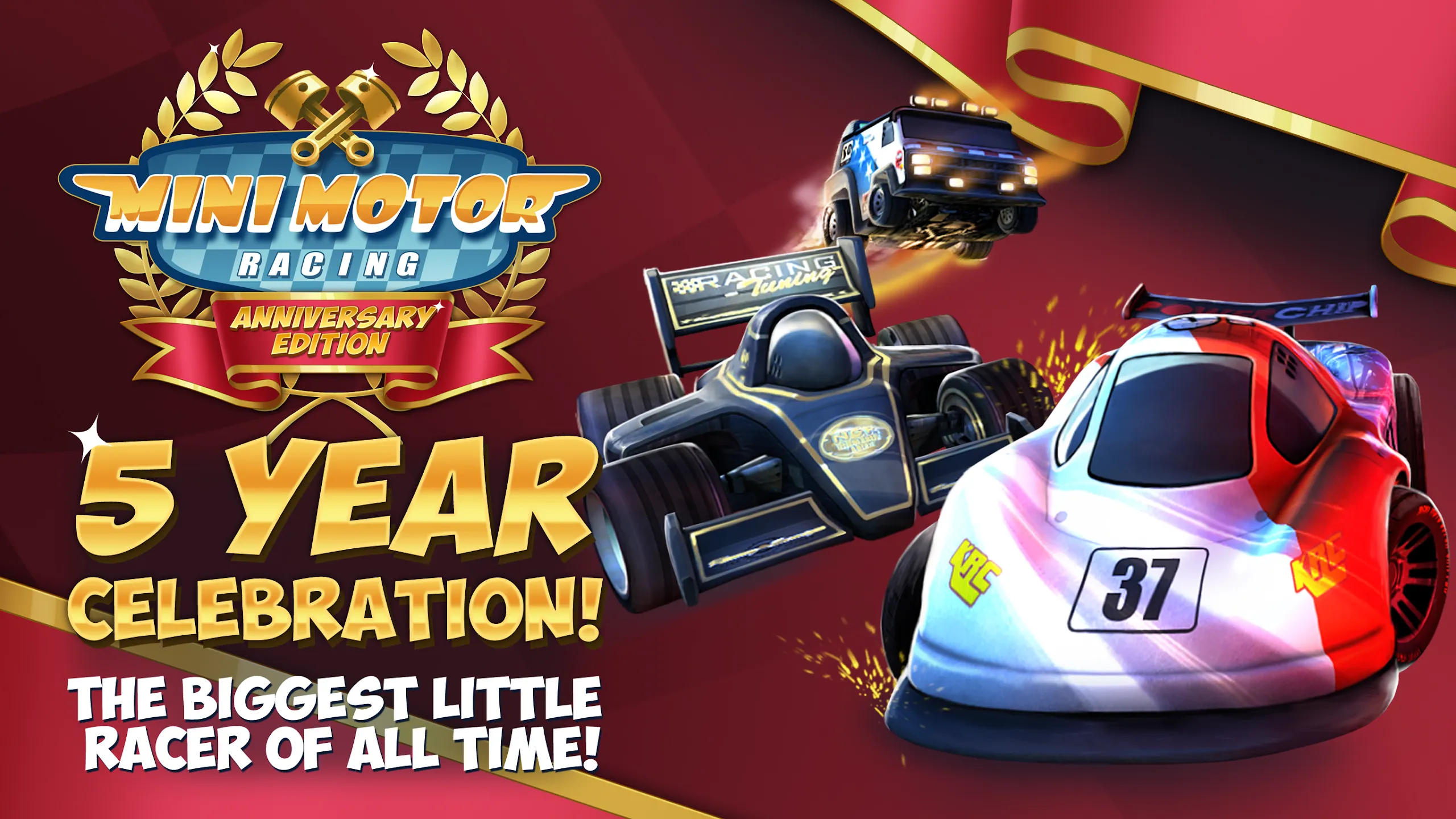 Mini Motor Racing v2.0.2 APK Мод (Полная версия) Screenshot 1