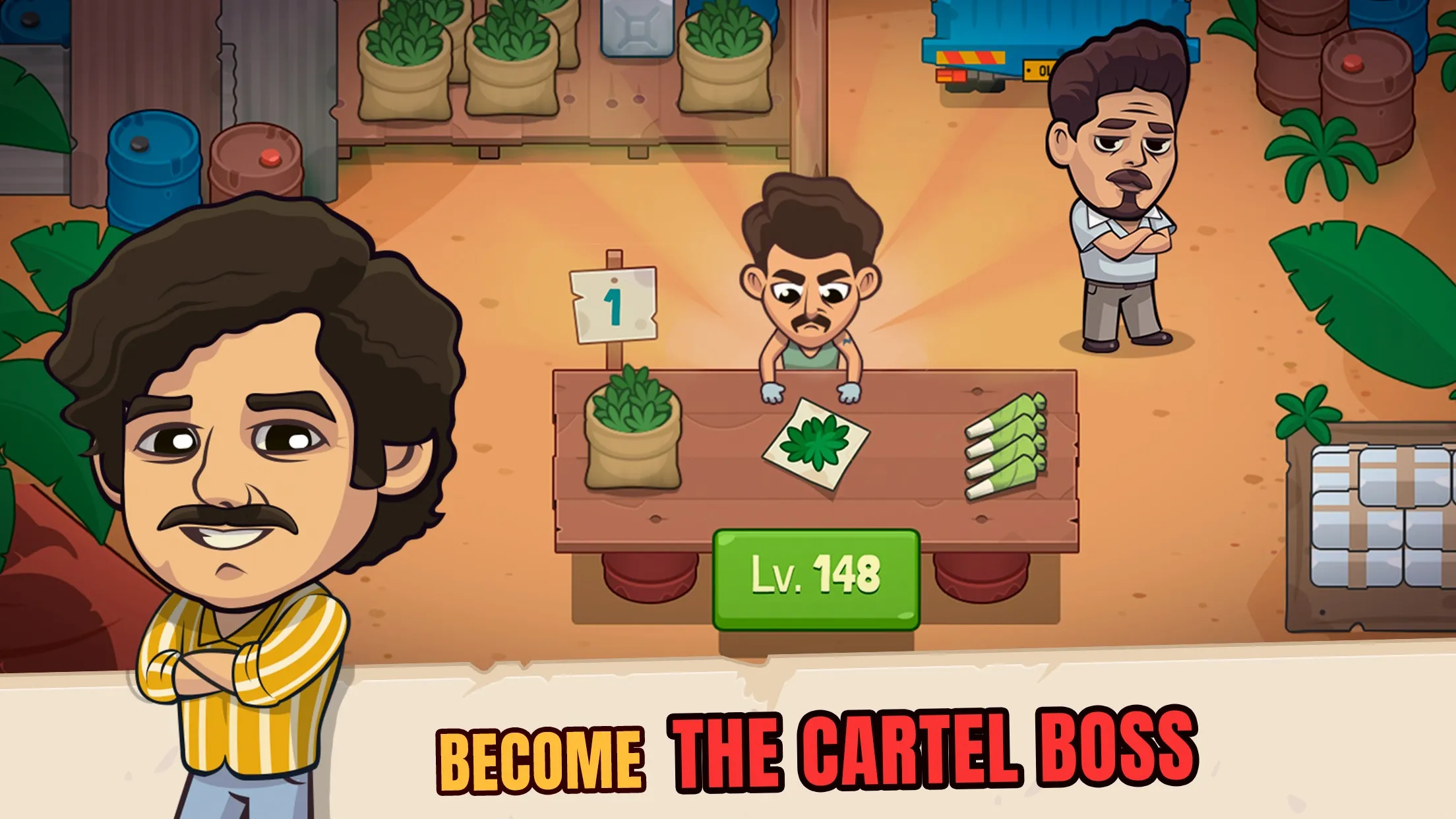 Narcos: Idle Cartel [мод: бесплатные покупки] Screenshot 2