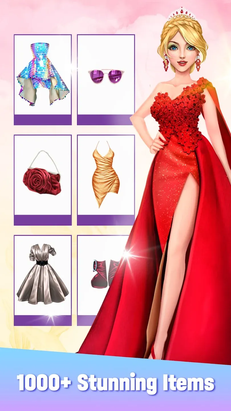 Мода стилист: макияж, одевалки v3.5.3 APK Мод (Много денег) Screenshot 2