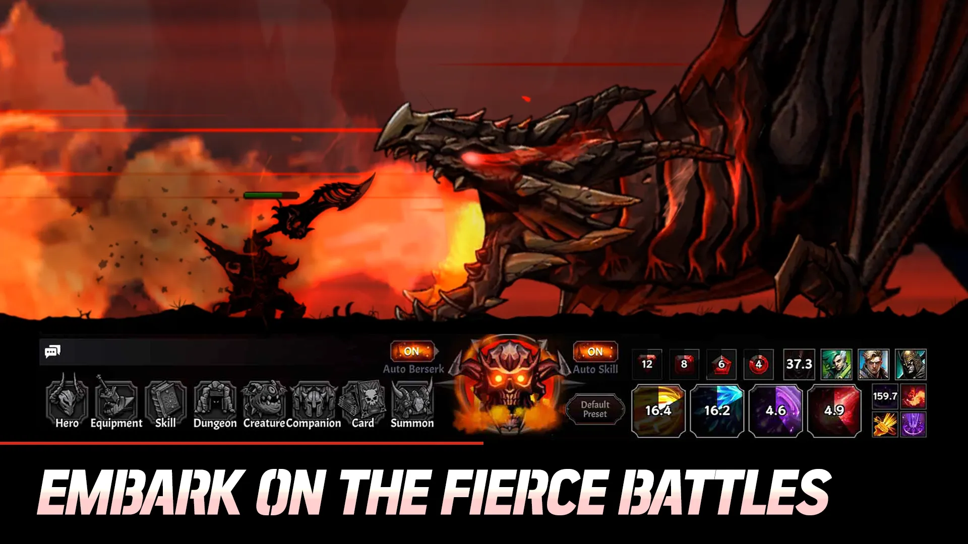 IDLE Берсерк : Ролевая игра v1.2.40 APK Мод (Меню, Много ресурсов) Screenshot 1