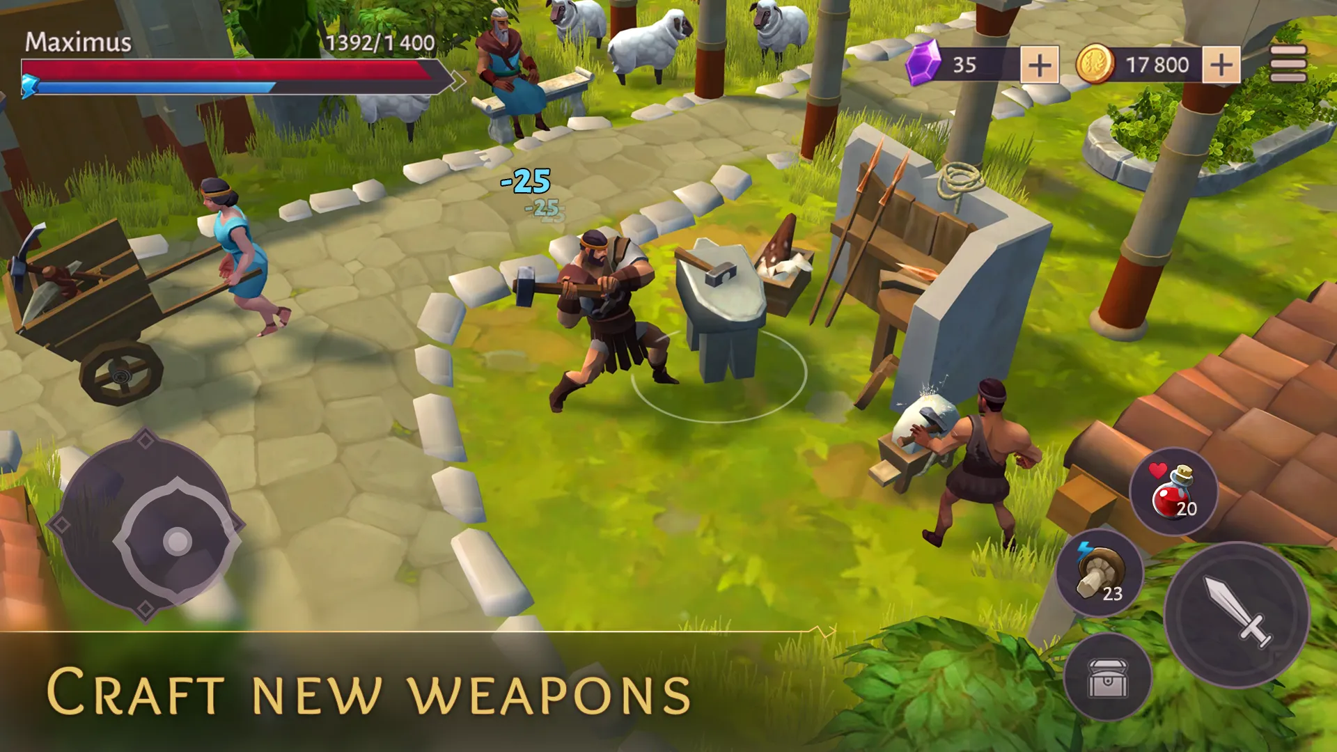 Гладиаторы: Выживание в Риме v1.37.7 APK Мод (Меню, Режим бога, Множитель атаки и скорости) Screenshot 4