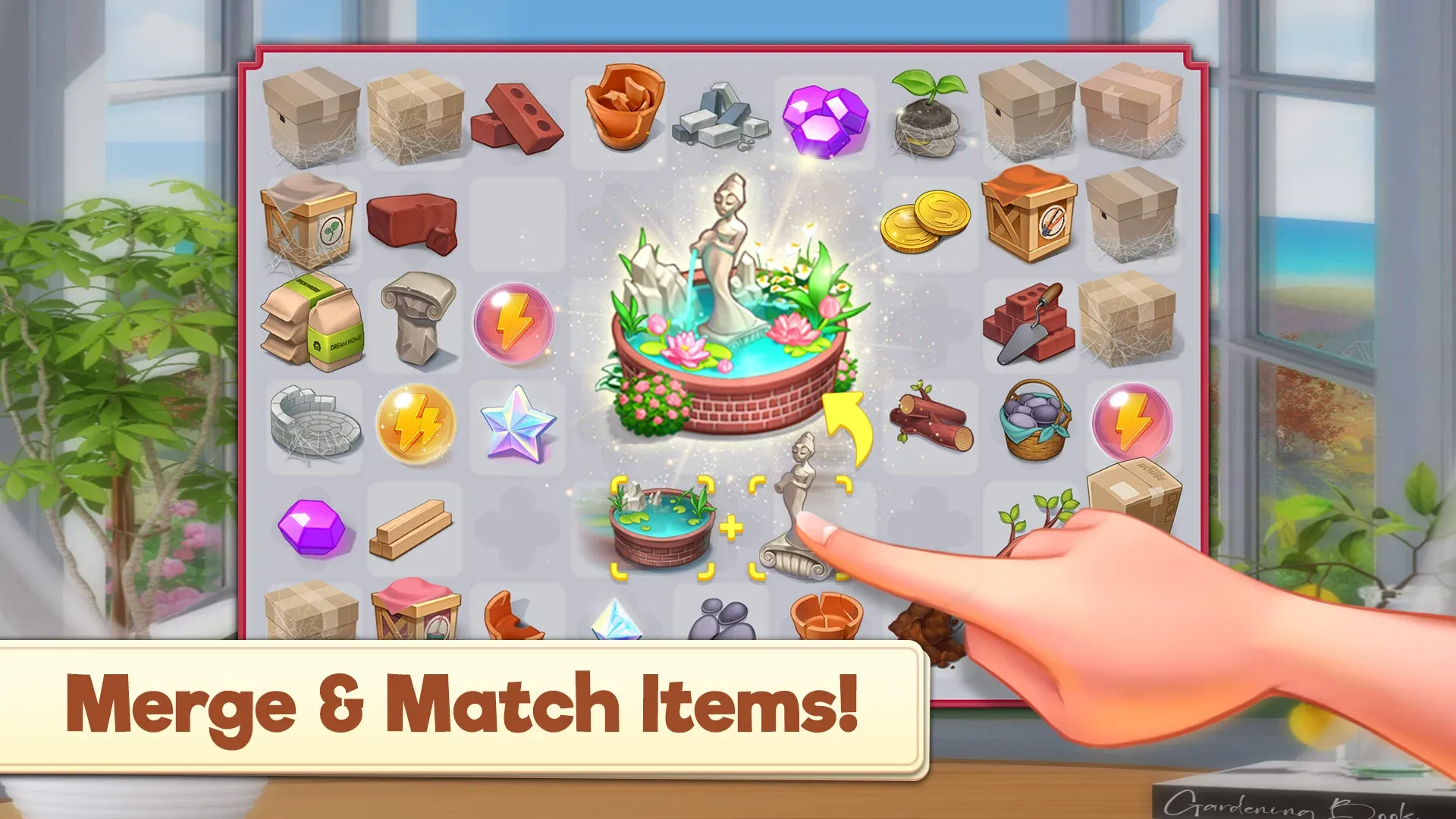 Merge Manor : Sunny House v1.3.57 APK Мод (Меню, Много денег) Screenshot 4