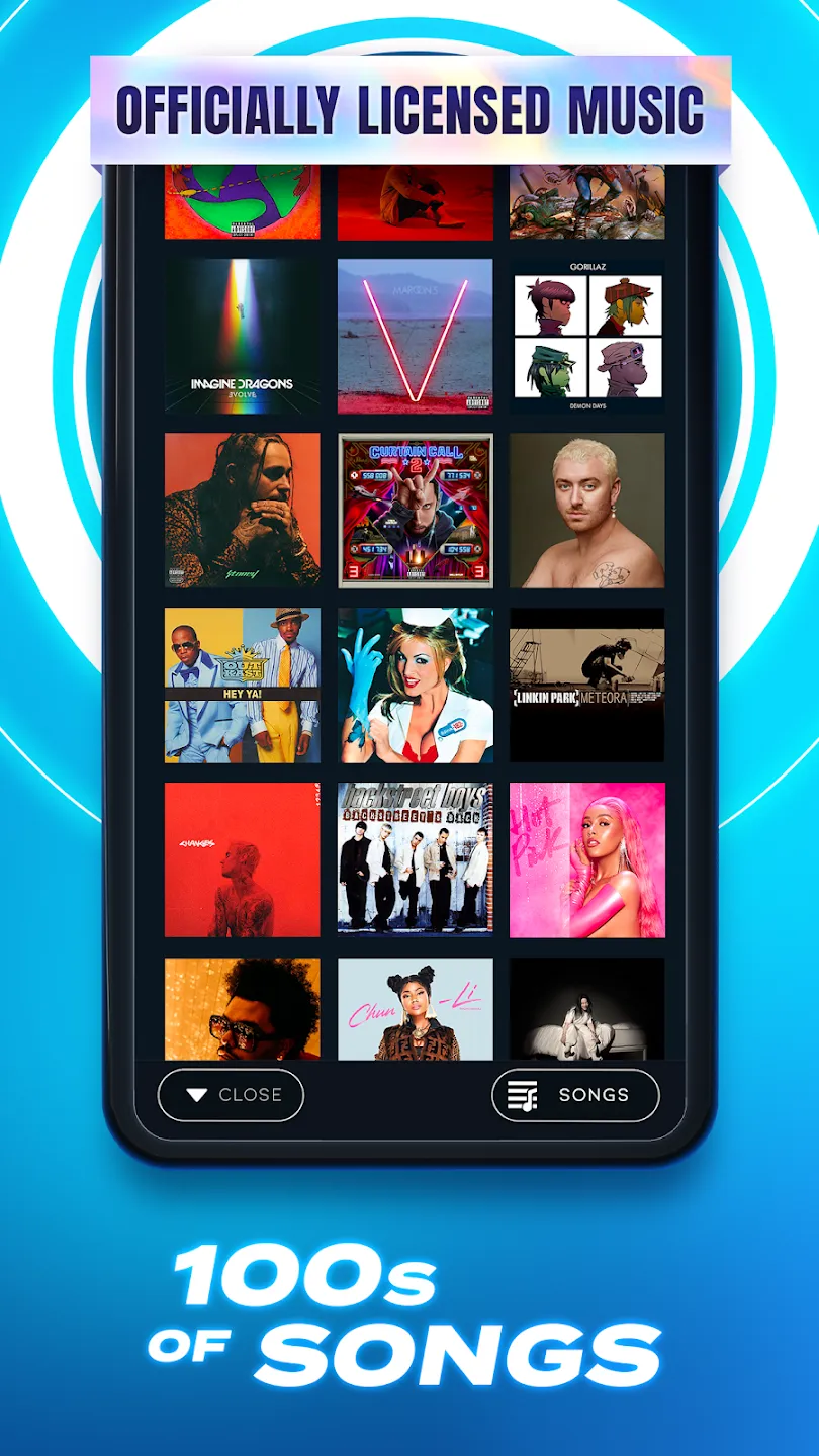 Beatstar - прикоснись к музыке v36.1.4.9545 APK Мод (Меню, Всегда идеально, Много очков) Screenshot 1