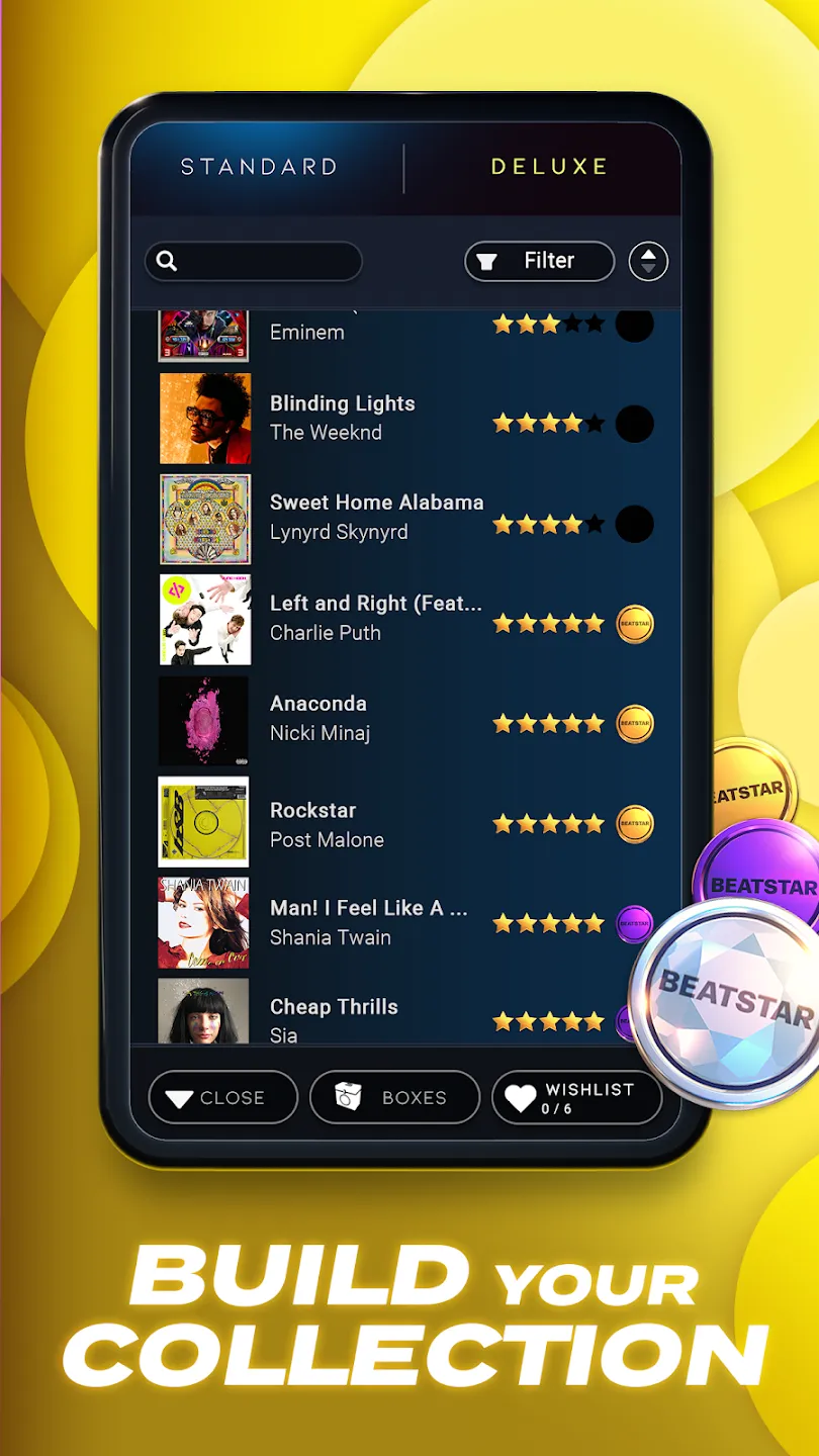 Beatstar - прикоснись к музыке v36.1.4.9545 APK Мод (Меню, Всегда идеально, Много очков) Screenshot 4