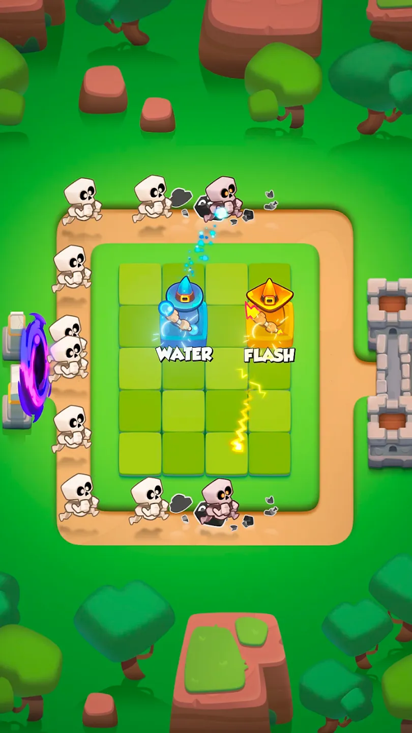 Rush Royale: Tower Defense TD v35.2.129046 APK Мод (Бесплатные награды) Screenshot 1