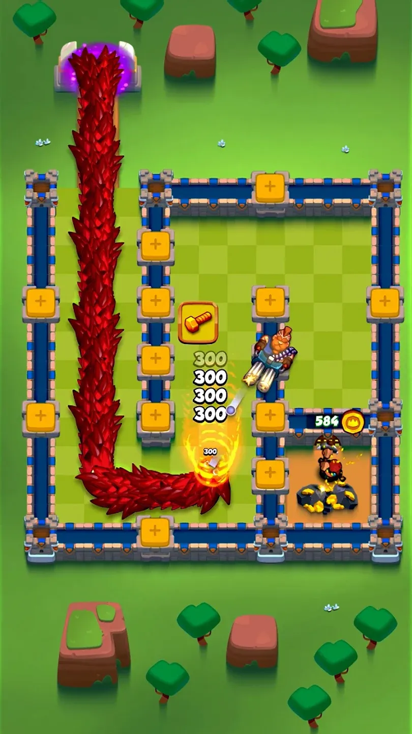 Rush Royale: Tower Defense TD v35.2.129046 APK Мод (Бесплатные награды) Screenshot 3
