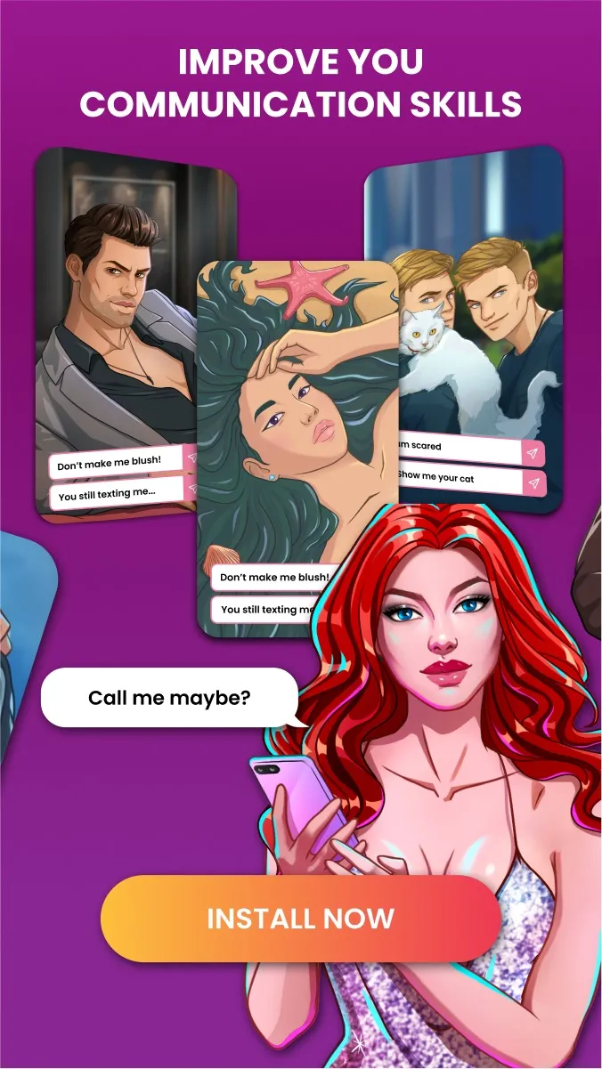 notAlone — Love Me & Chat [мод: бесплатные покупки] Screenshot 5