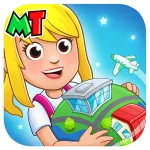 Скачать мод My Town Мир - Mегагород Мод (Всё открыто) на Андроид