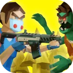 Скачать взлом Two Guys & Zombies 3D: По сети Мод (Много денег) на Андроид
