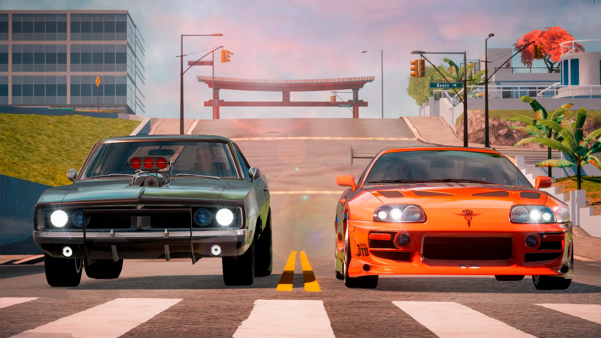 Drive Zone Online: Дрифт Тачки v1.10.0 APK Мод (Мега Меню, Скорость, Дрифт, Без рекламы) Screenshot 3