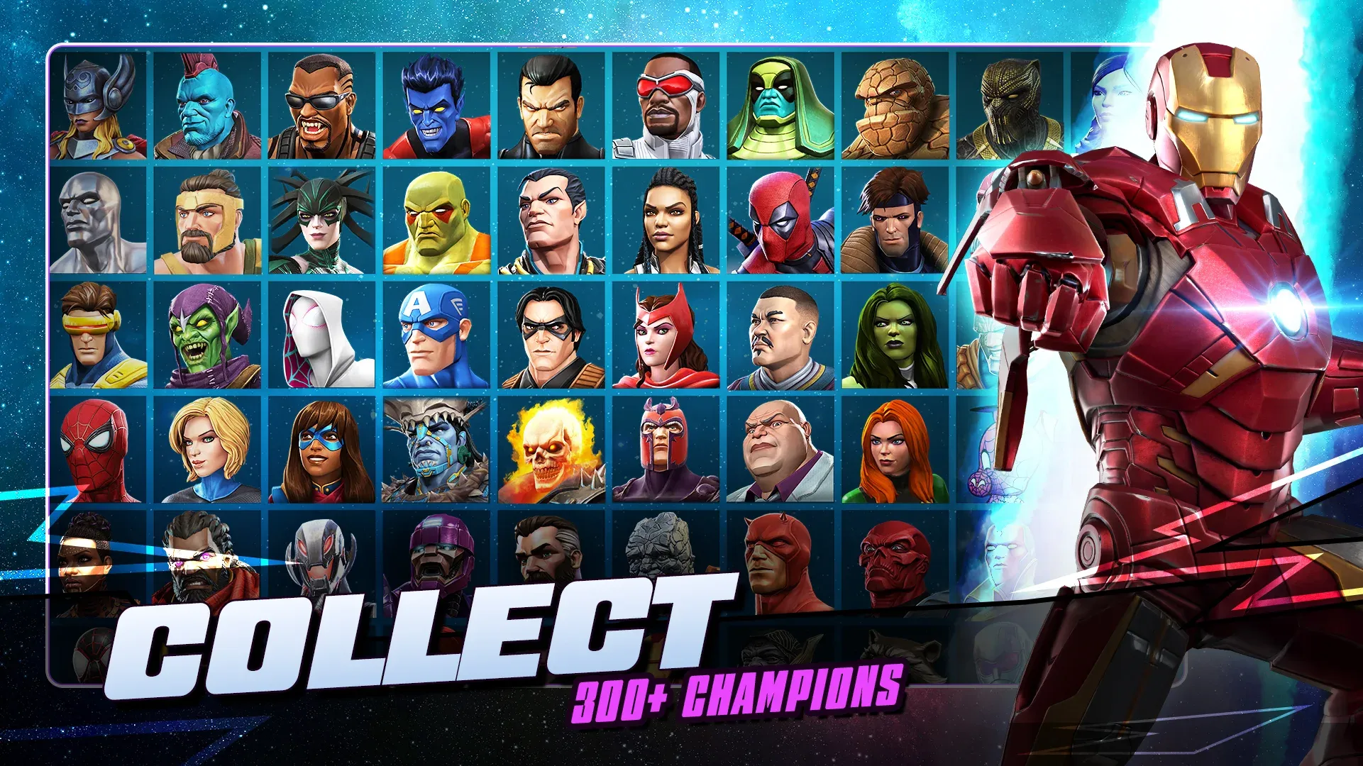 MARVEL: Битва чемпионов v56.1.0 APK Мод (Меню, Режим бога, Тупые враги, Навыки) Screenshot 2 MARVEL: Битва чемпионов v56.1.0 APK Мод (Меню, Режим бога, Тупые враги, Навыки) Screenshot 2