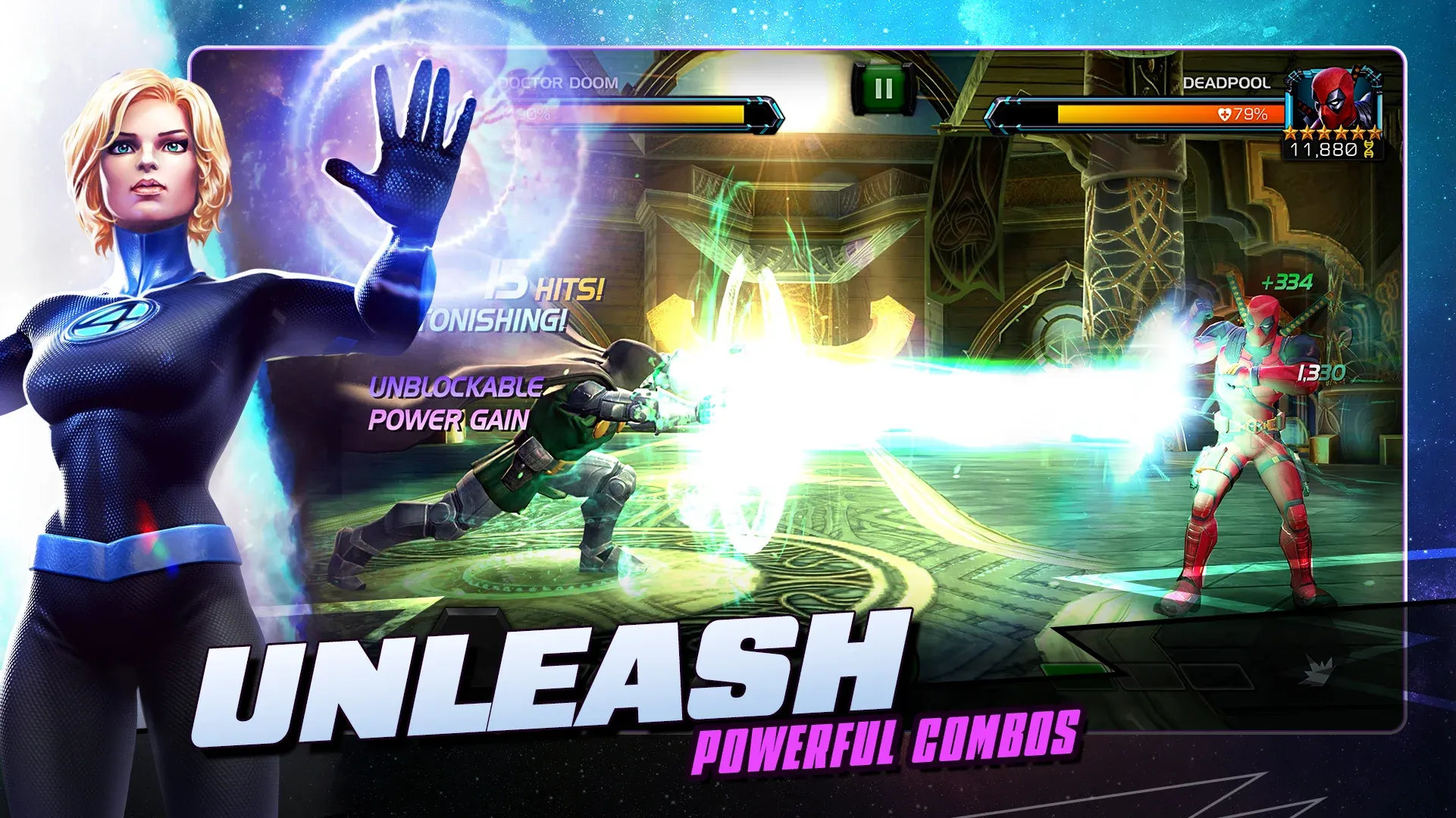 MARVEL: Битва чемпионов v56.1.0 APK Мод (Меню, Режим бога, Тупые враги, Навыки) Screenshot 3 MARVEL: Битва чемпионов v56.1.0 APK Мод (Меню, Режим бога, Тупые враги, Навыки) Screenshot 3