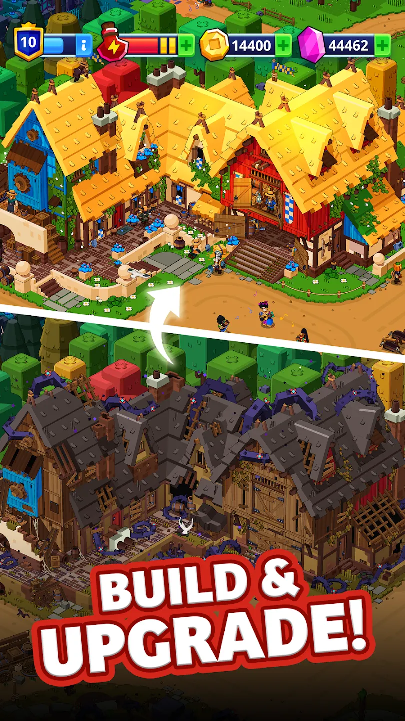 Medieval Merge v1.110.0 APK Мод (Много денег) Screenshot 3