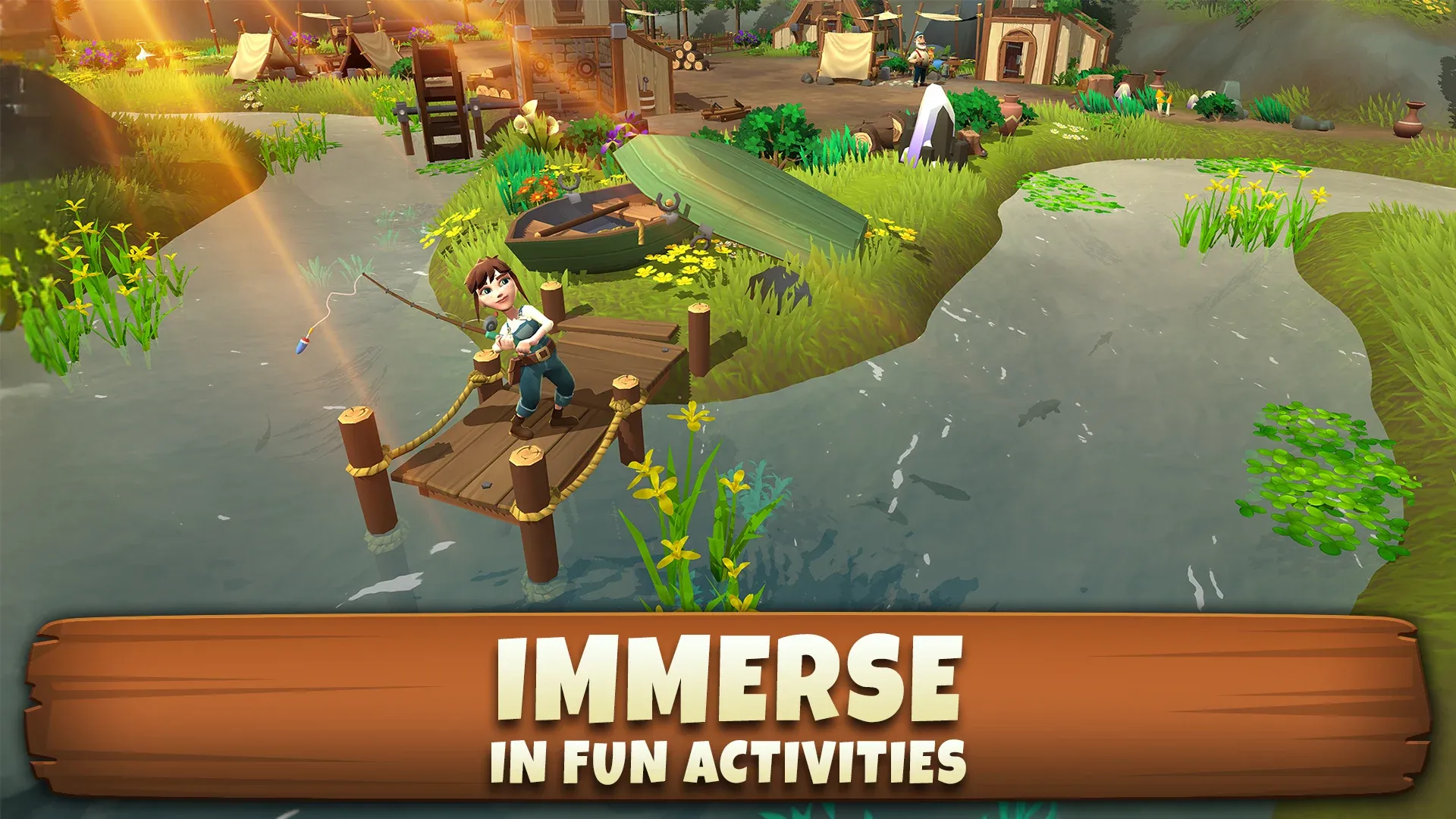 Sunrise Village v1.138.39 APK Мод (Меню, Скорость игры) Screenshot 2