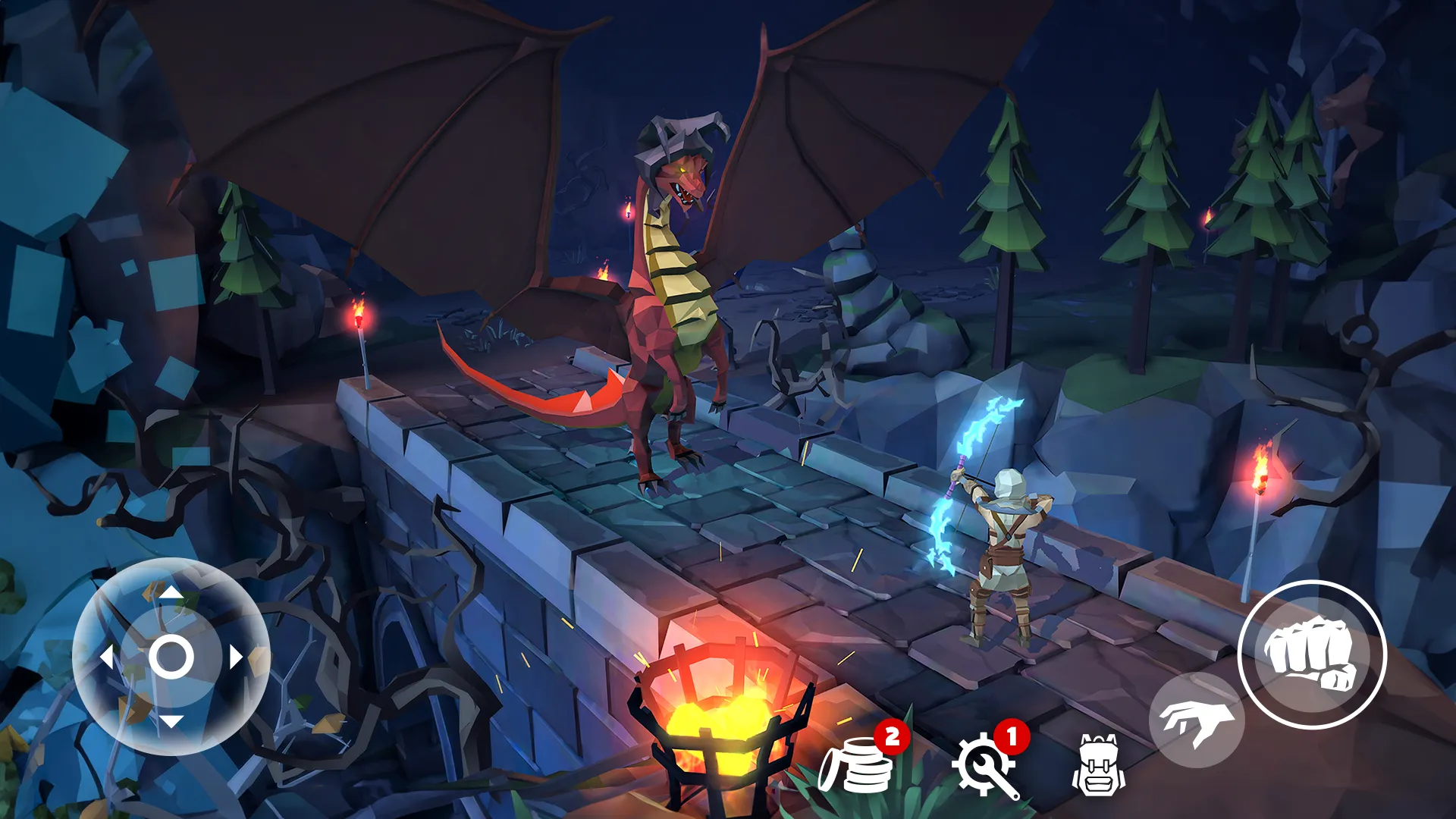 Polygon Fantasy v1.41.0 APK Мод (Меню, Множитель урона, Режим бога, Без кулдауна) Screenshot 4