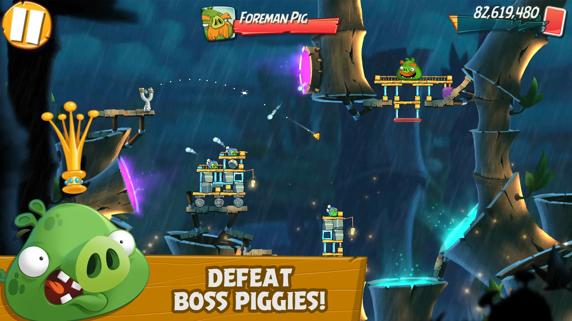 Angry Birds 2 v10.0.0 APK Мод (Меню, Неустойчивые башни и свиньи) Screenshot 4
