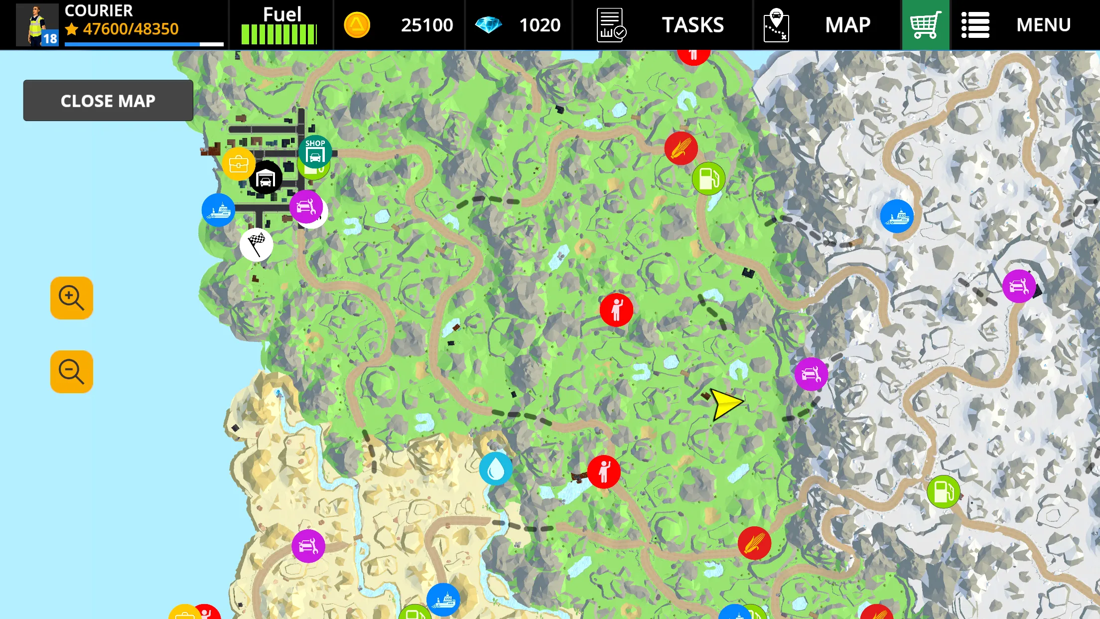 Driving Zone: Offroad Lite v0.25.18 APK Мод (Много денег) Screenshot 4