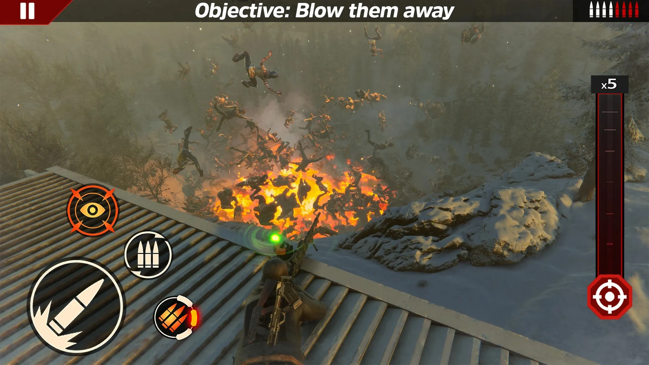 Sniper Zombie 3D Game [мод: много денег] Screenshot 3