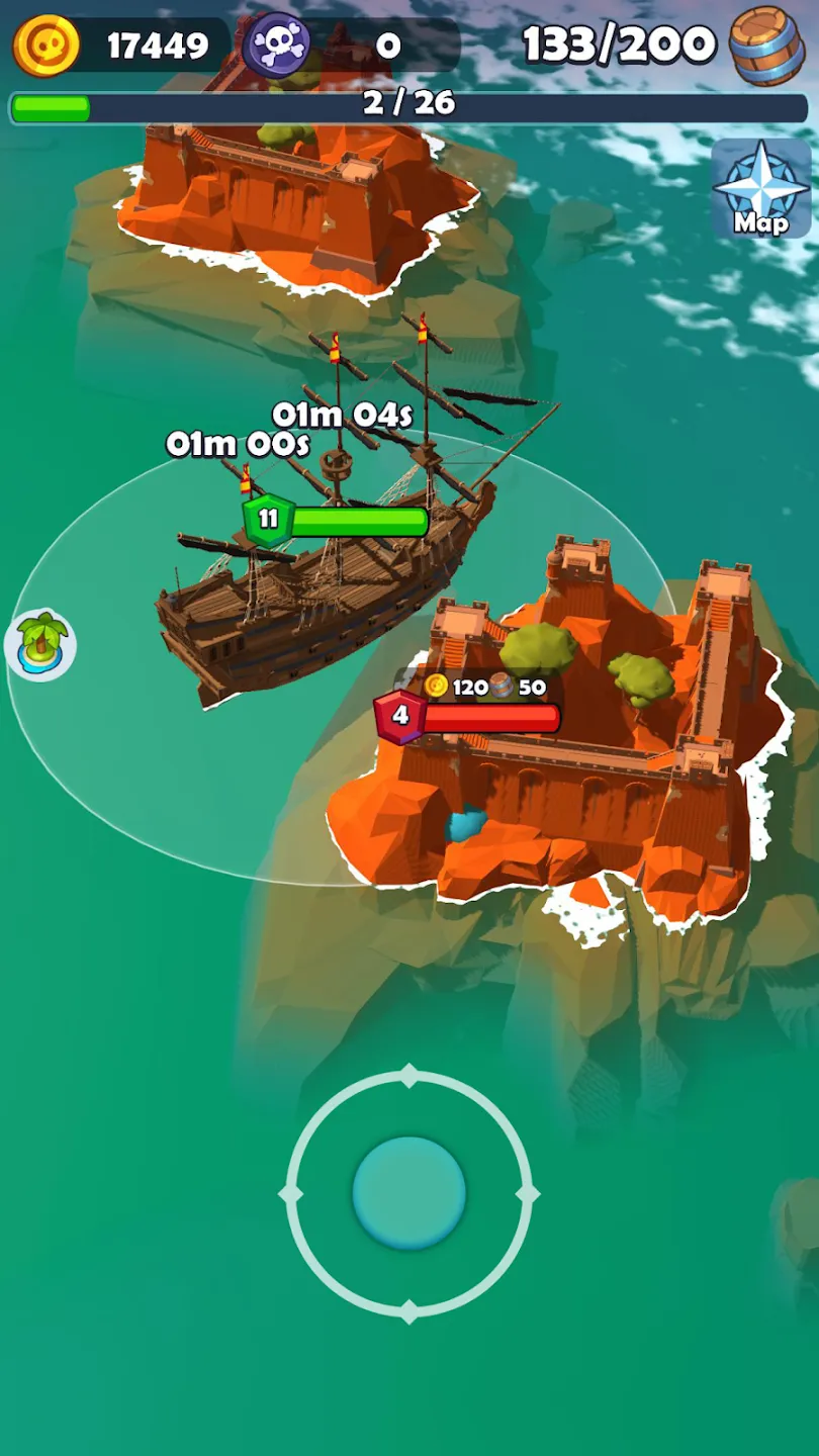 Pirate Raid v1.51.10 APK Мод (Много денег) Screenshot 3