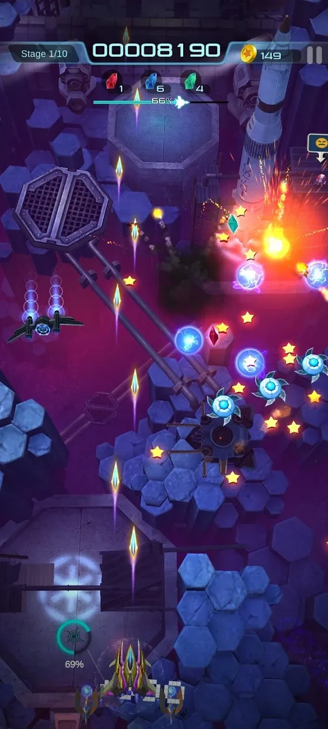 Aero Attack [мод: режим бога] Screenshot 2