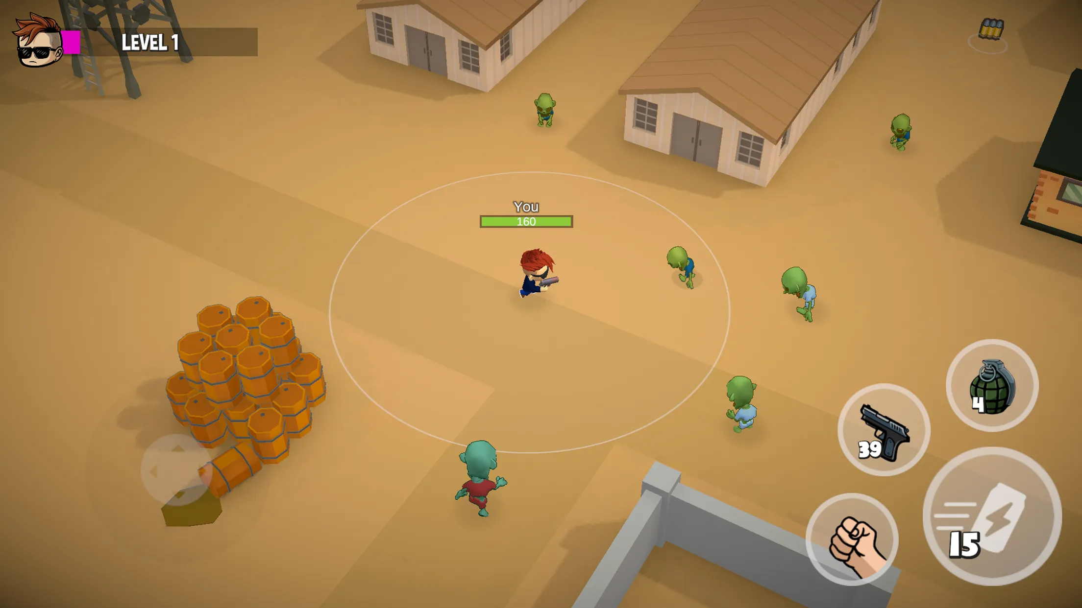 Зомби io: игры без интернета v4.0.1 APK Мод (Тупой враг) Screenshot 5