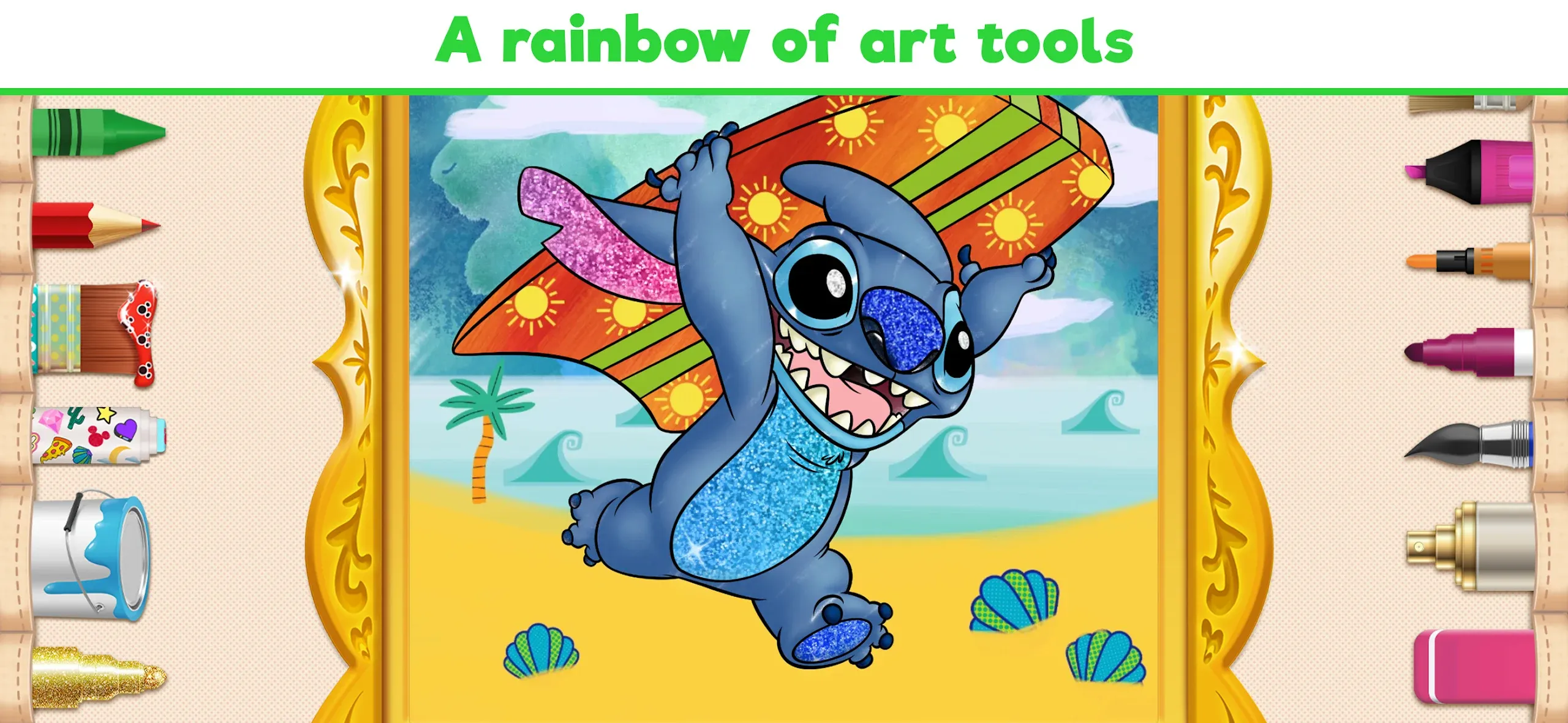 Disney: мир раскрасок v16.5.0 APK Мод (Много денег) Screenshot 3