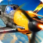 Скачать взлом Боевые самолеты: WWII конфликт [мод: много денег] на Андроид