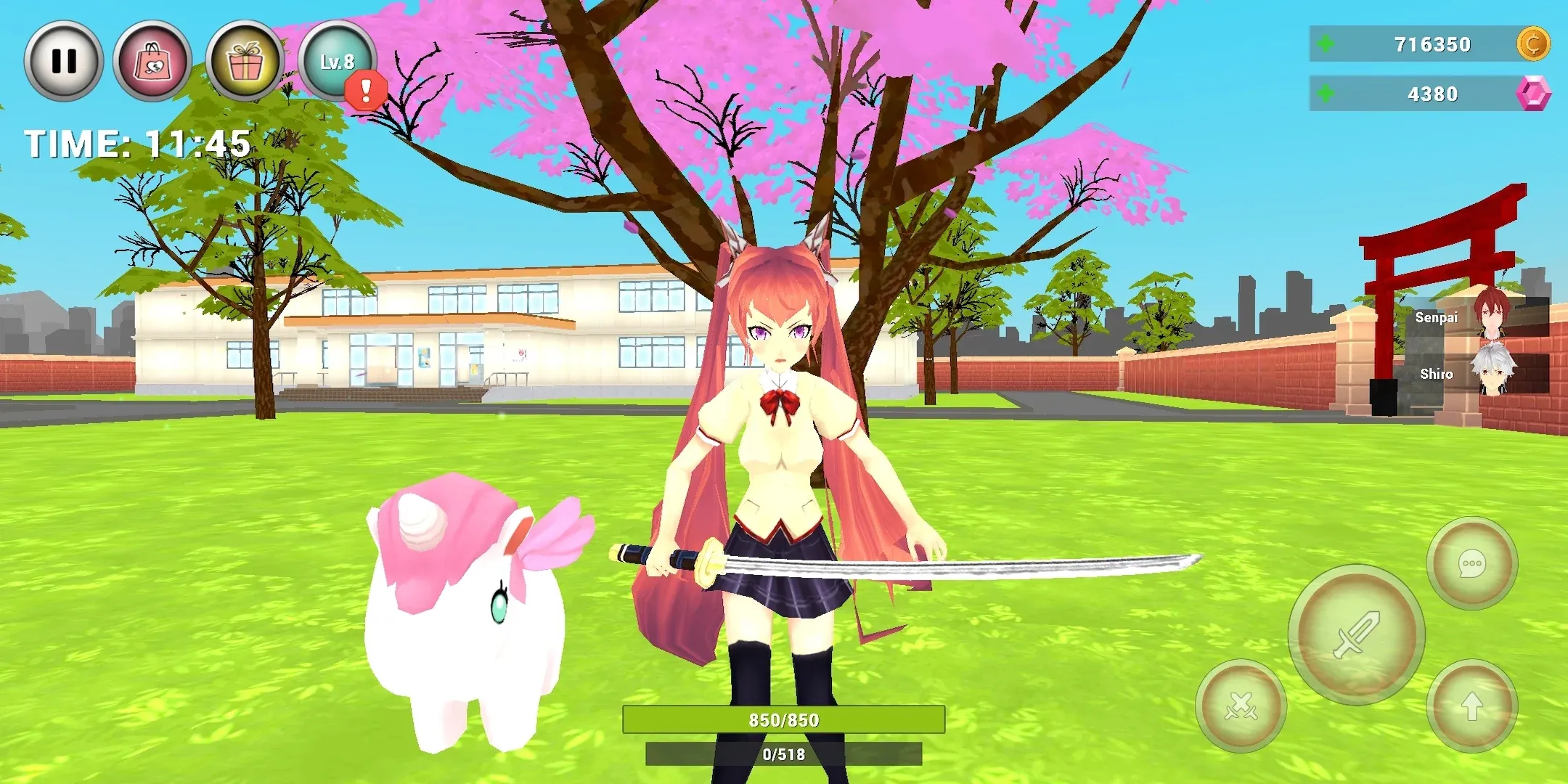 Anime High School Simulator v3.3.0 APK Мод (Много денег) Screenshot 2