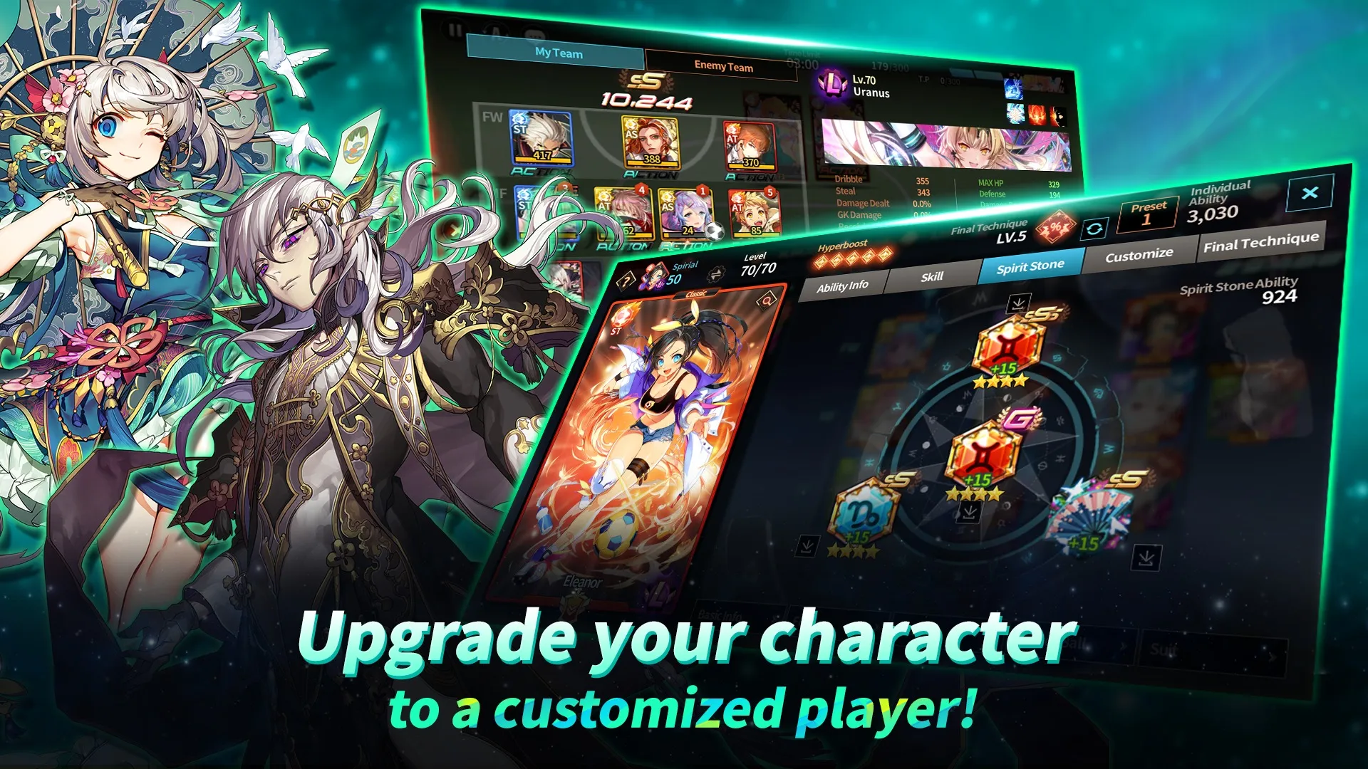 Soccer Spirits [мод: режим бога] Screenshot 3