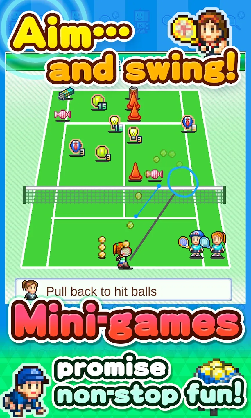 Tennis Club Story [мод: много денег] Screenshot 2