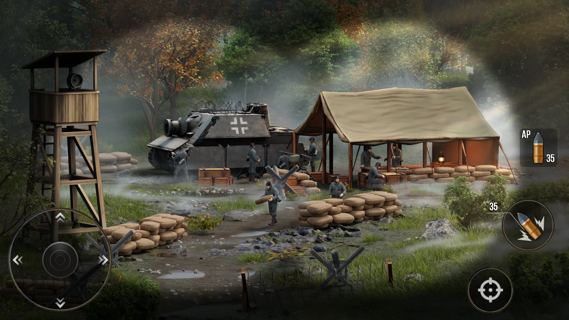World of Artillery: Поле Войны v2.0.26 APK Мод (Меню, Заморозка золота, Разблокированы пушки) Screenshot 1