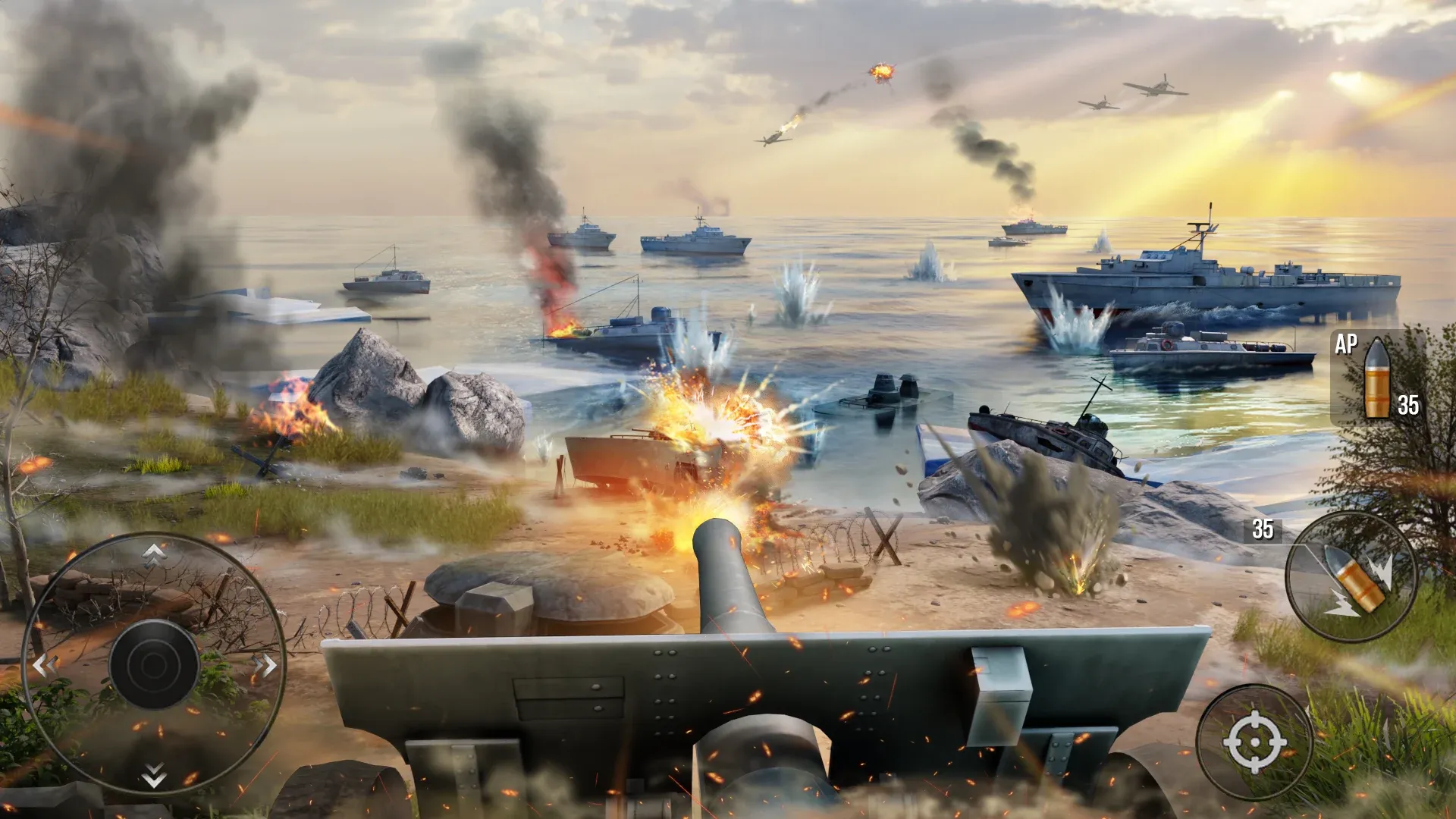 World of Artillery: Поле Войны v2.0.26 APK Мод (Меню, Заморозка золота, Разблокированы пушки) Screenshot 2