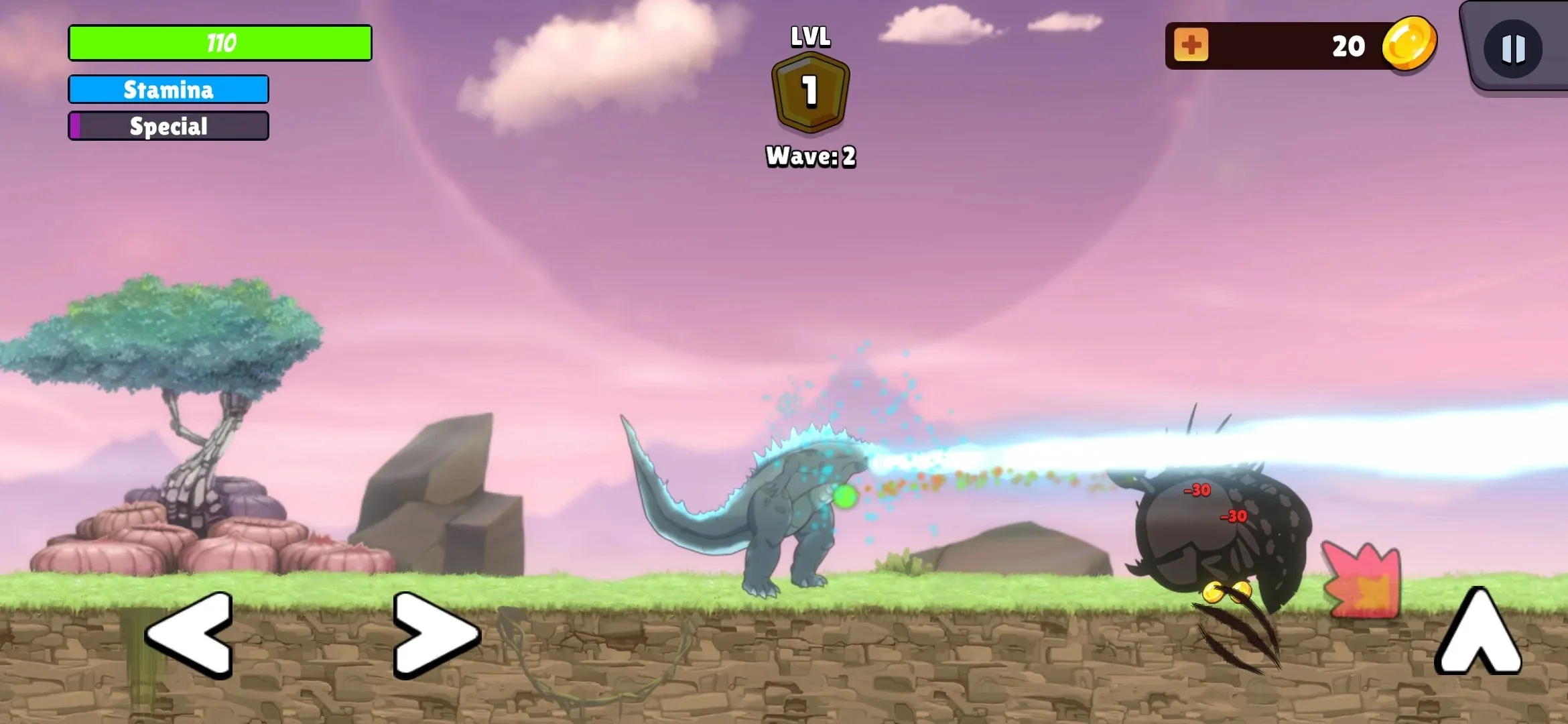 Kaiju Brawl [мод: режим бога] Screenshot 1