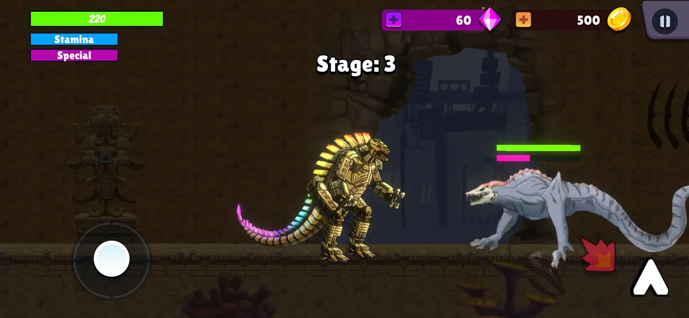 Kaiju Brawl [мод: режим бога] Screenshot 2