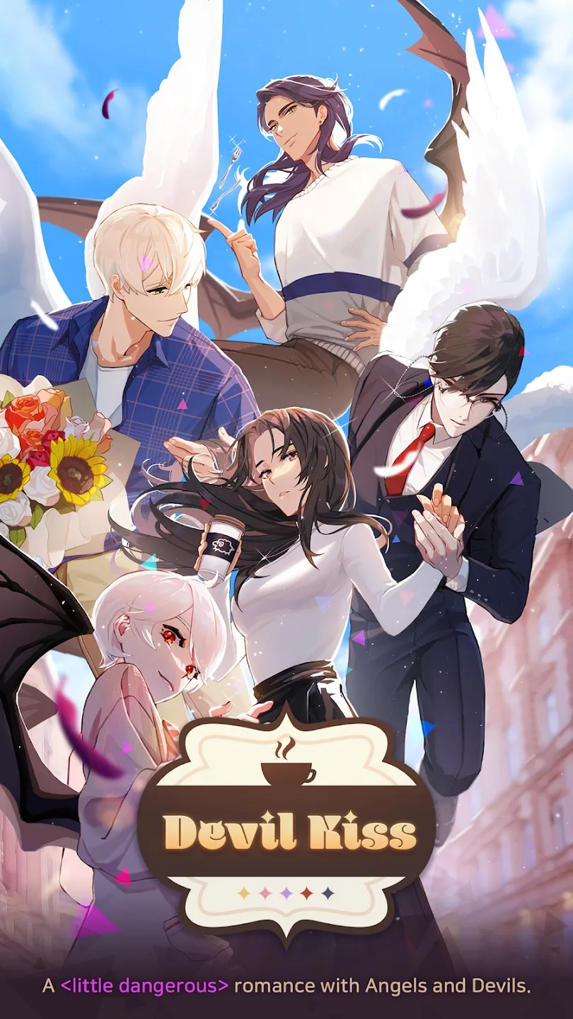 Devil Kiss :Romance otome game [мод: бесплатные премиум выборы] Screenshot 1
