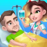 Скачать мод Happy Clinic: Hospital Game [мод: бесплатные награды] на Андроид
