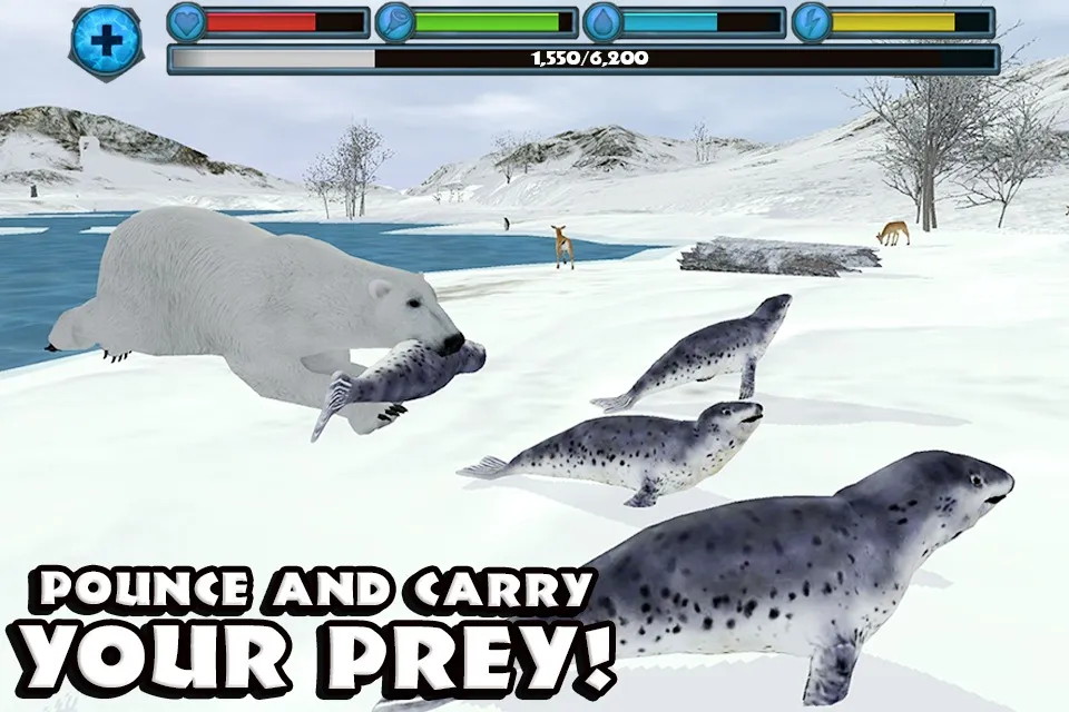 Polar Bear Simulator [мод: полная версия] Screenshot 4