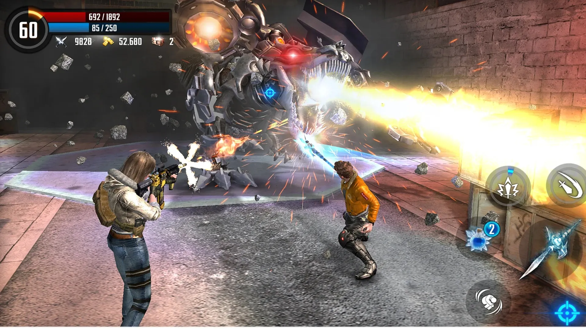 CyberWar: Cyberpunk Survivor [мод: бесплатные покупки] Screenshot 5
