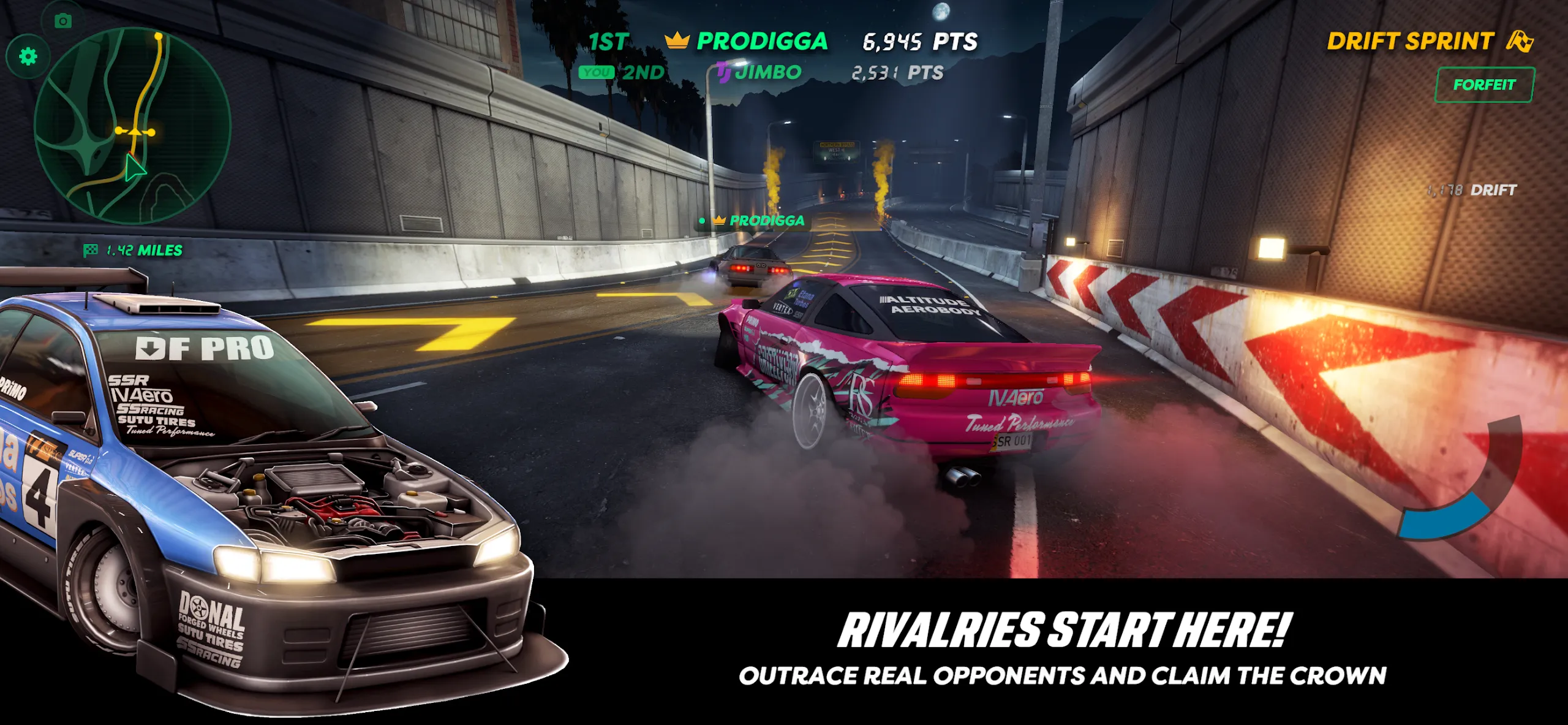 Static Shift Racing v115.1.0 APK Мод (Много денег) Screenshot 3