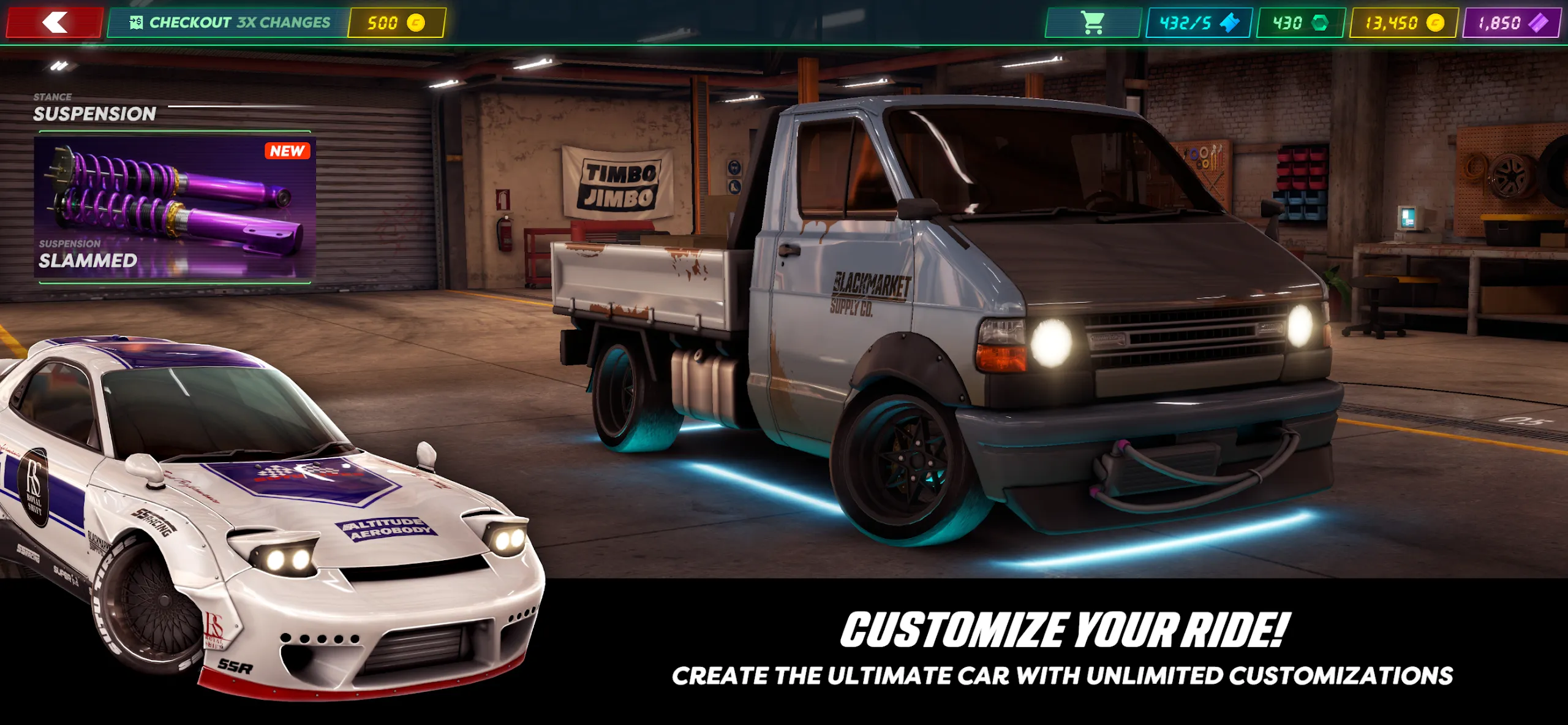Static Shift Racing v115.1.0 APK Мод (Много денег) Screenshot 4