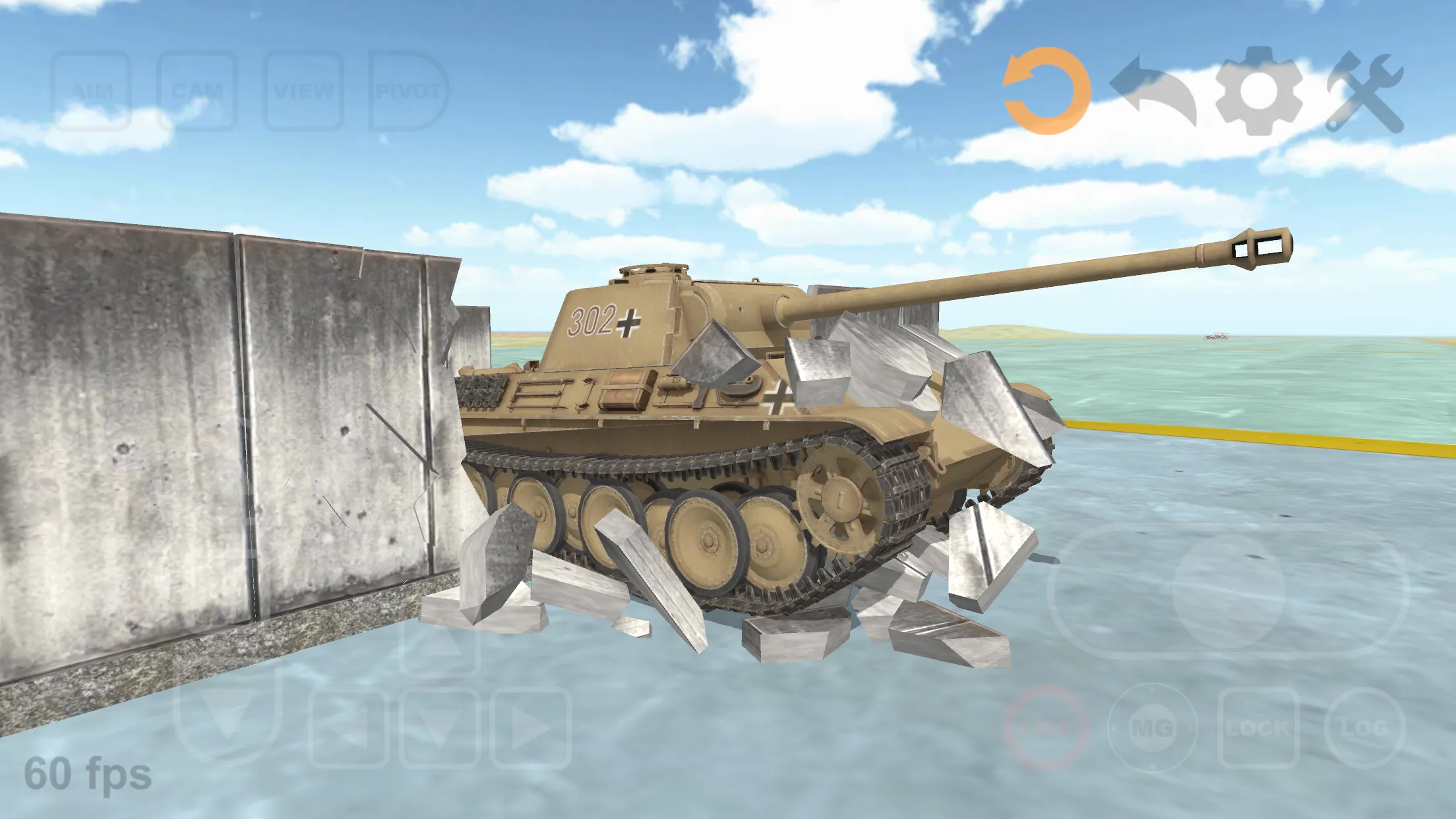 Tank Physics Mobile Vol.2 v9.0 APK Мод (Без рекламы) Screenshot 1