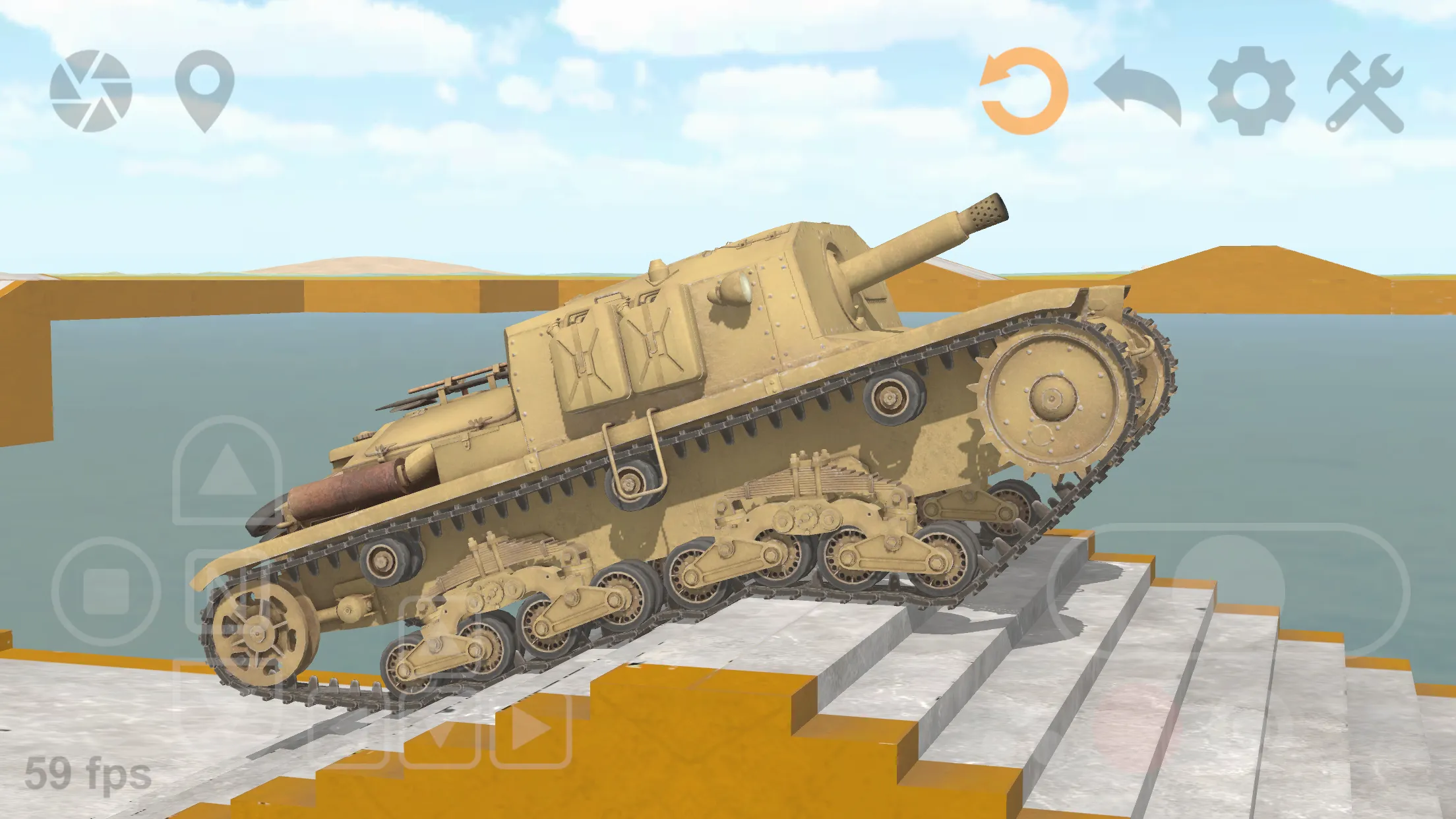 Tank Physics Mobile Vol.2 v9.0 APK Мод (Без рекламы) Screenshot 2
