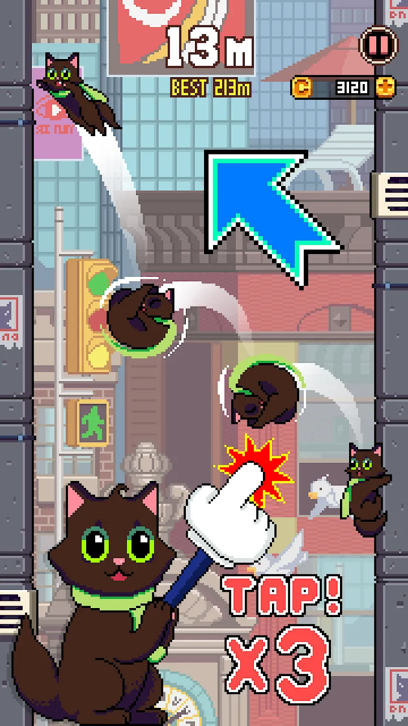 Cat Jump v1.1.317 APK Мод (Меню, Много денег, Всё открыто) Screenshot 2