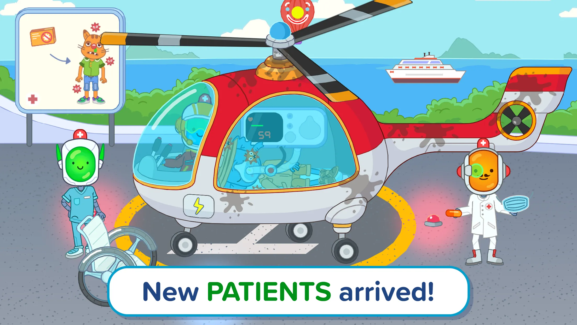 Pepi Hospital 2: Flu Clinic v1.10.0 APK Мод (Всё открыто) Screenshot 2