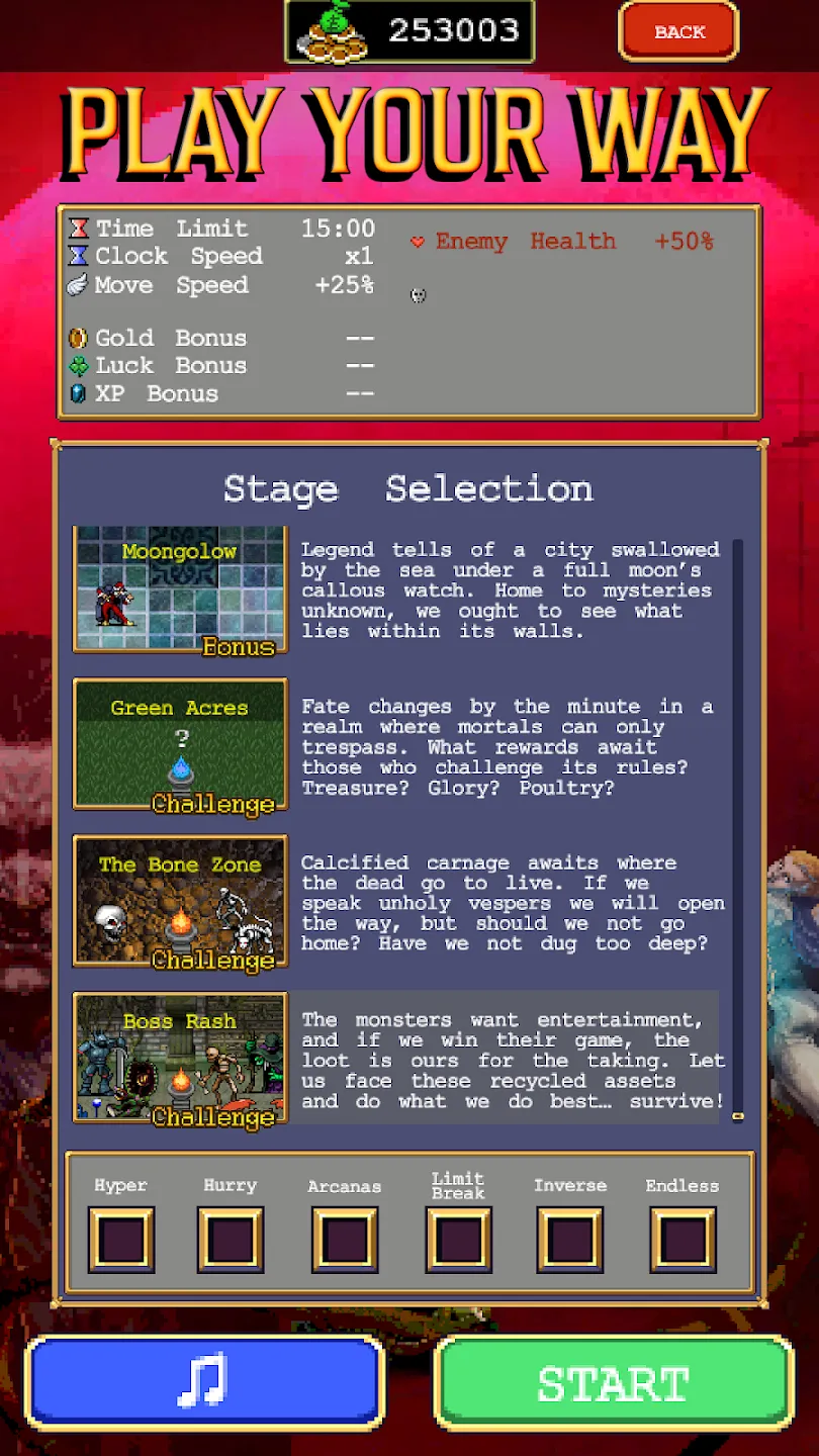 Vampire Survivors v1.14.111 APK Мод (Меню, Много денег, Режим бога) Screenshot 4